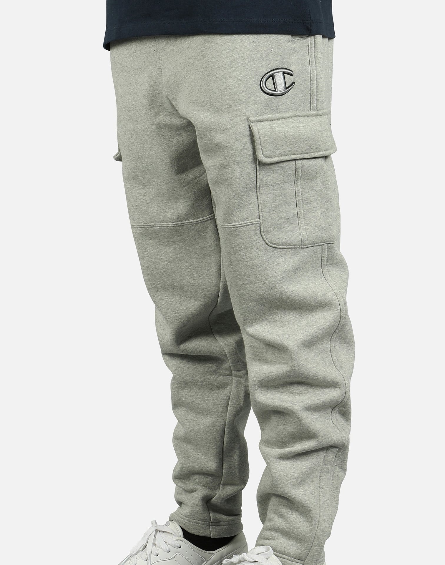 champion men's fleece cargo pants