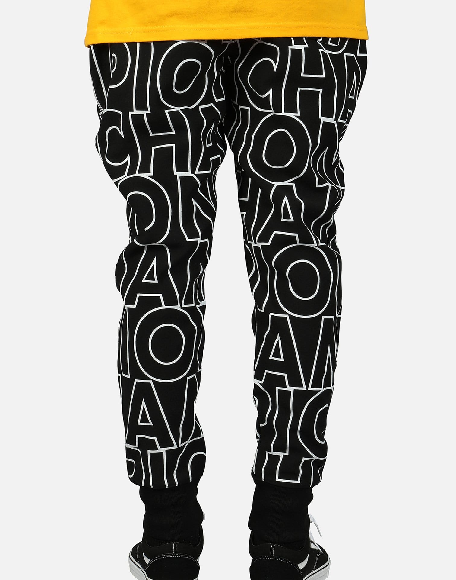 champion sweatpants with champion written all over