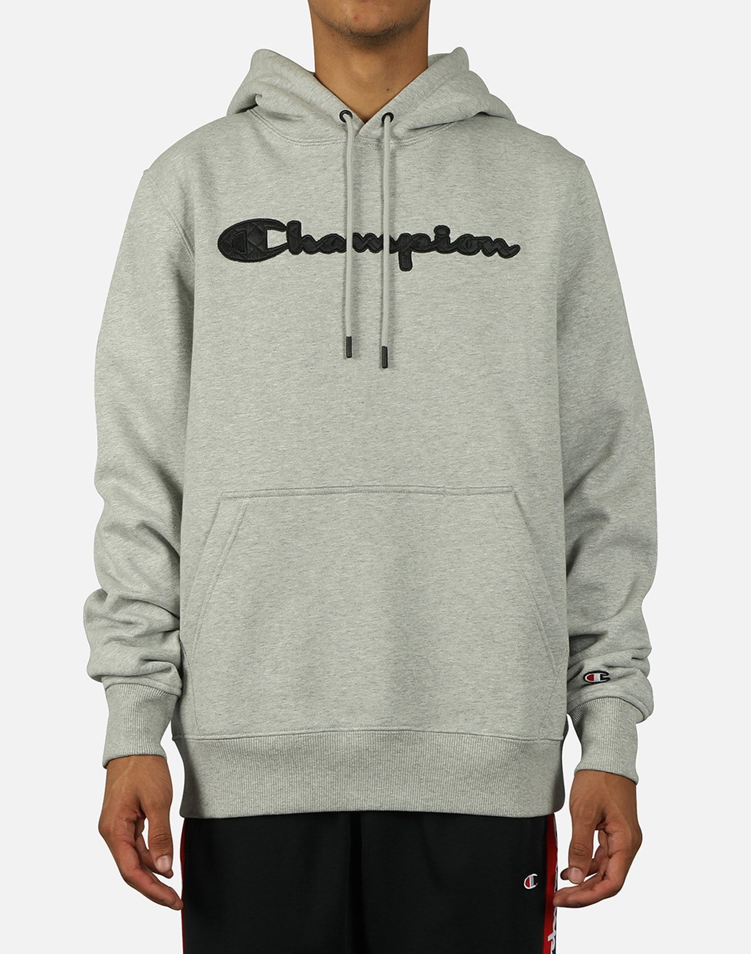 champion linear left chest logo padded jacket