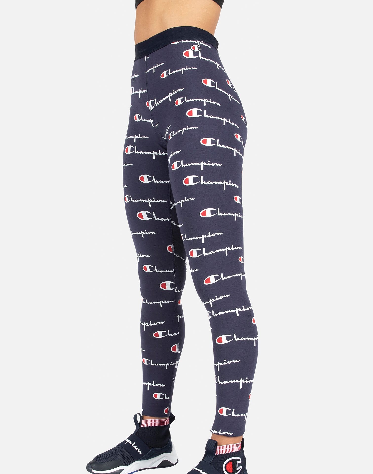 women's champion logo leggings