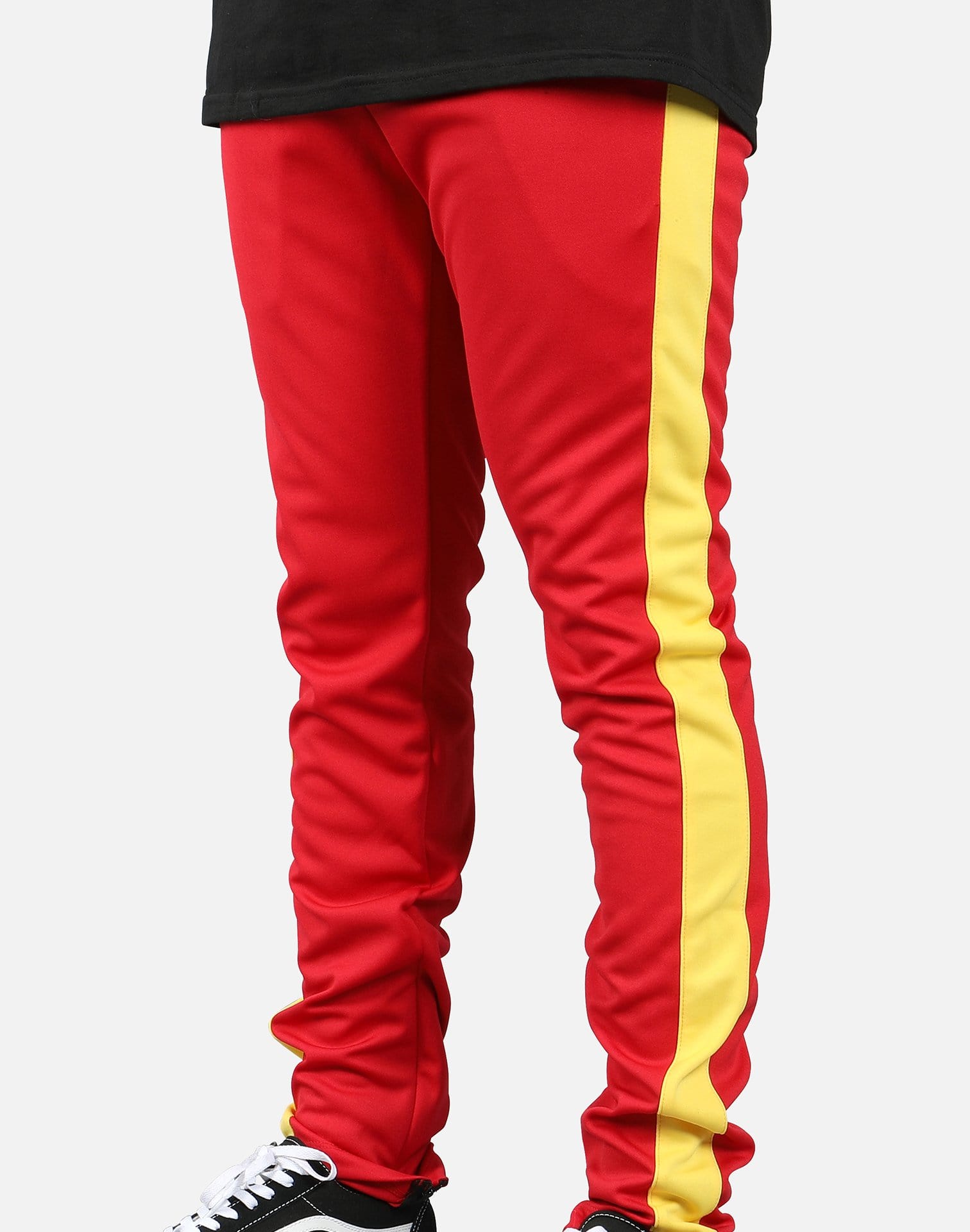 epitome side stripe track pants