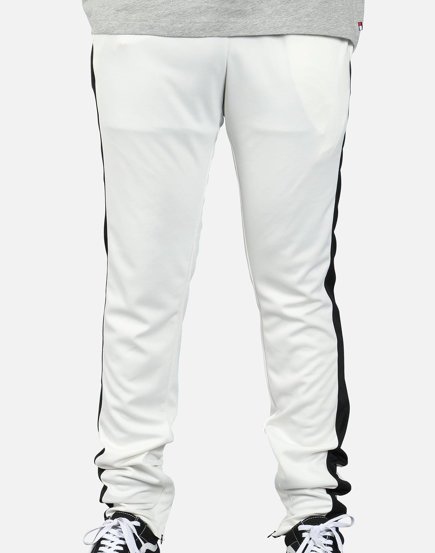 epitome side stripe track pants