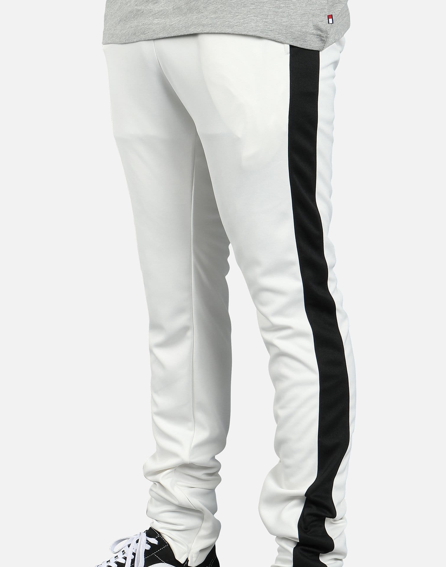 epitome side stripe track pants