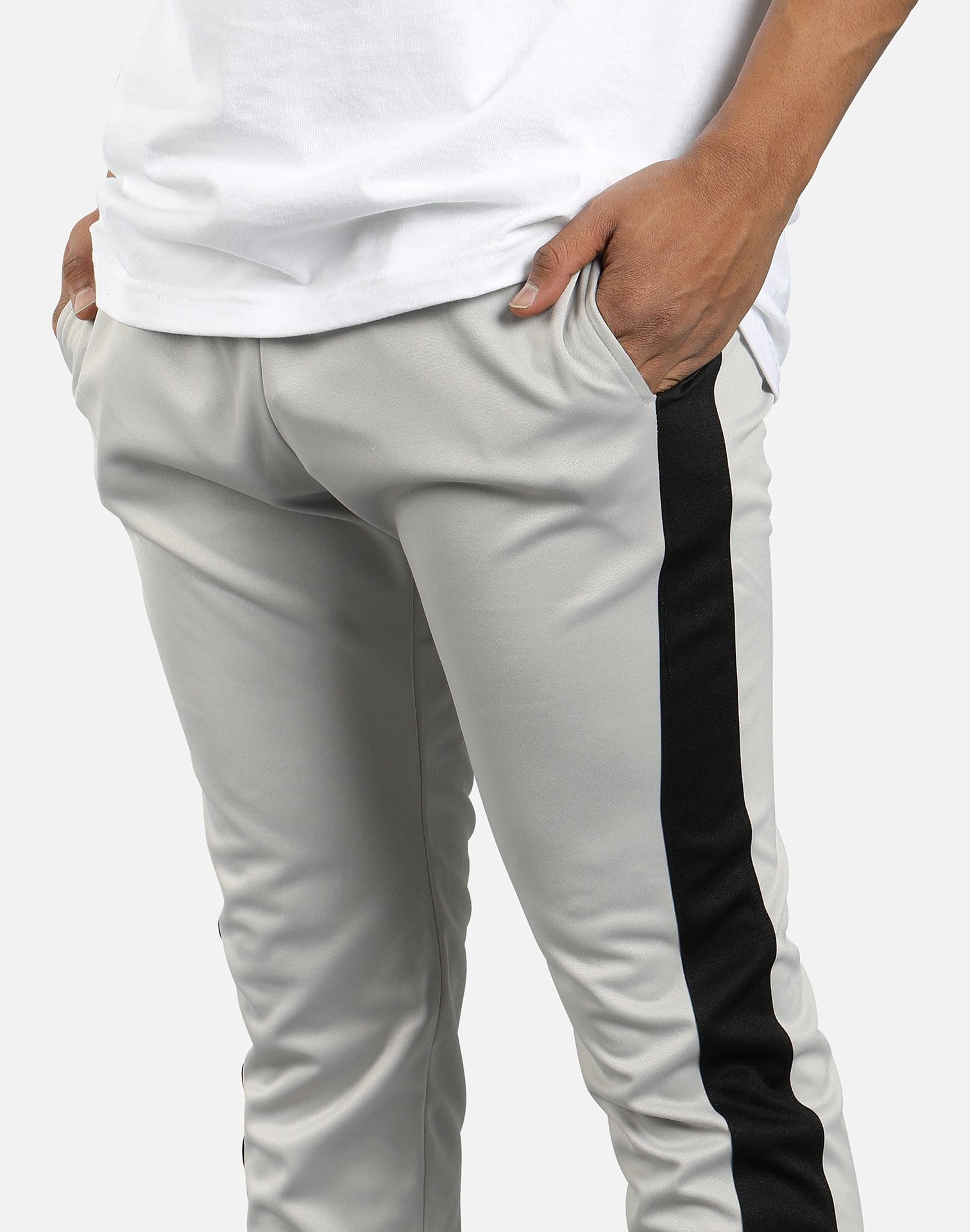 epitome side stripe track pants