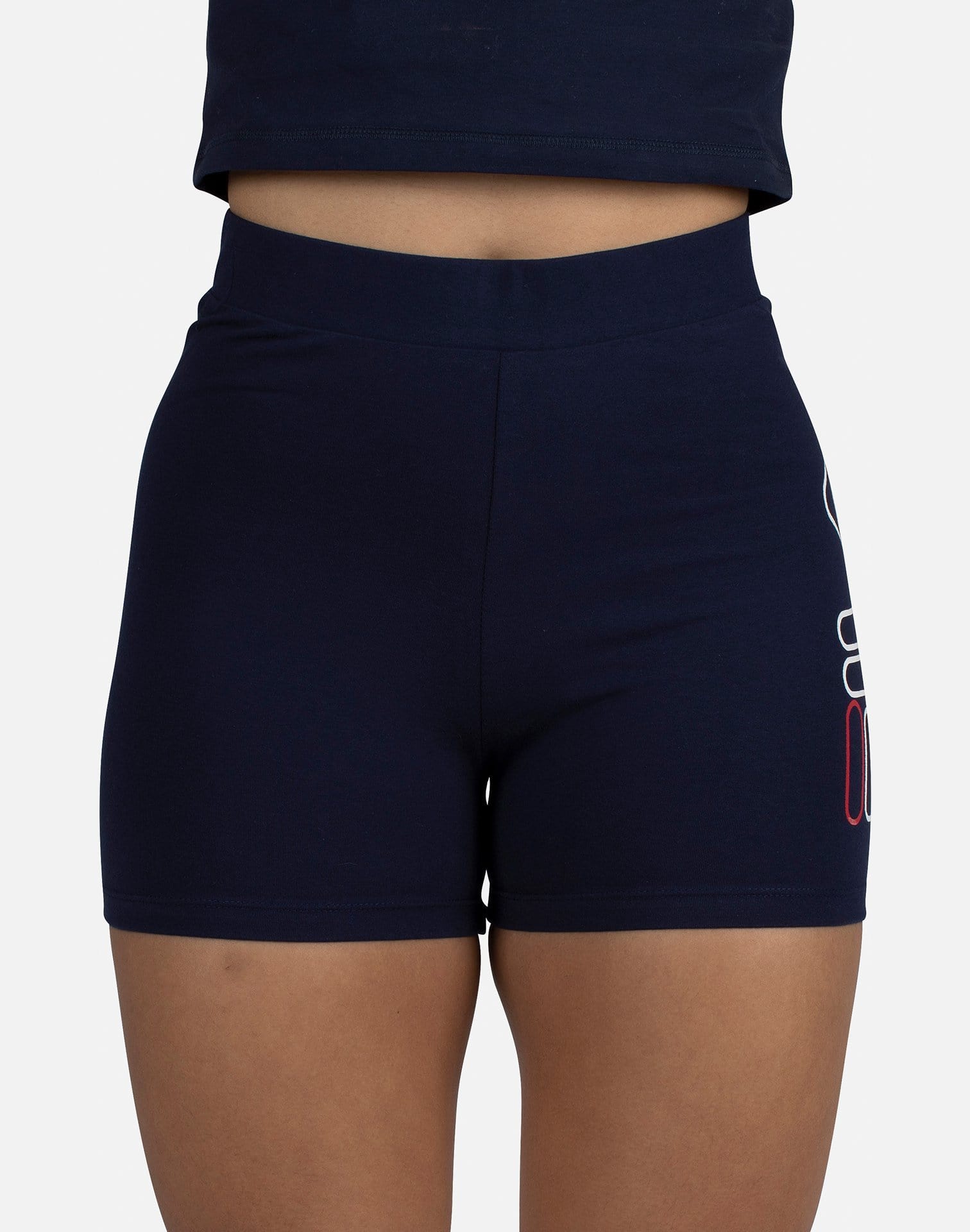 women fila biker shorts