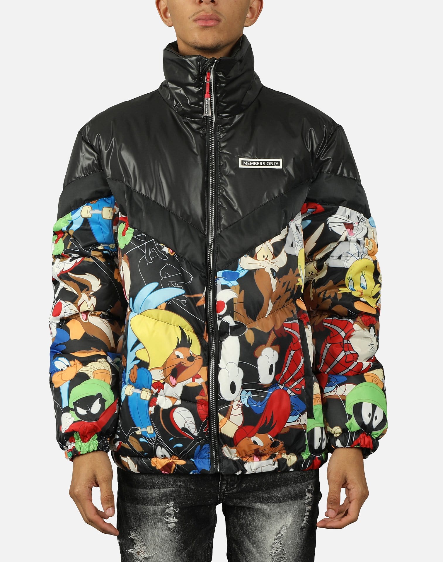 Members Only LOONEY TUNES CHEVY BLOCKING JACKET – DTLR