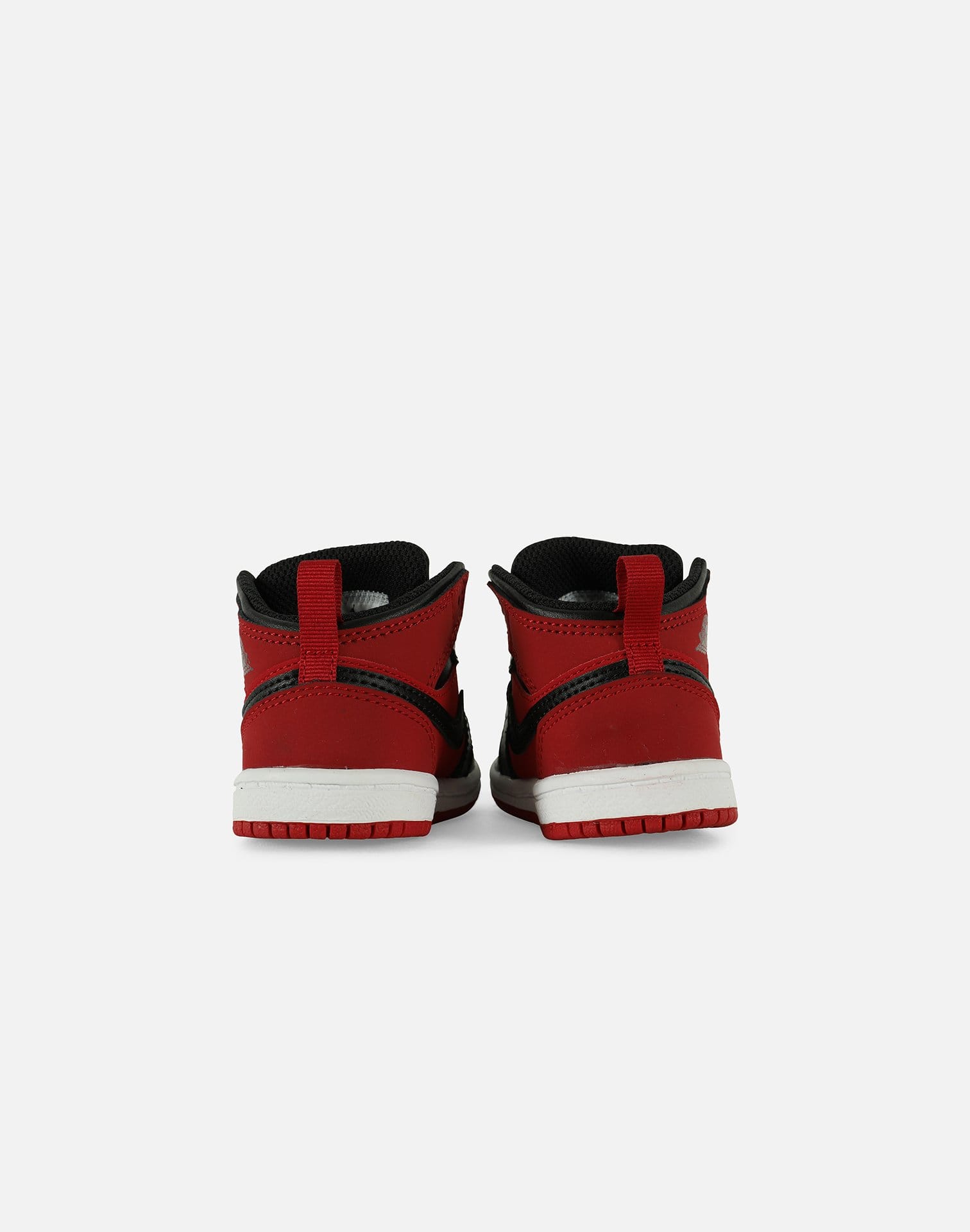 red and white infant jordans