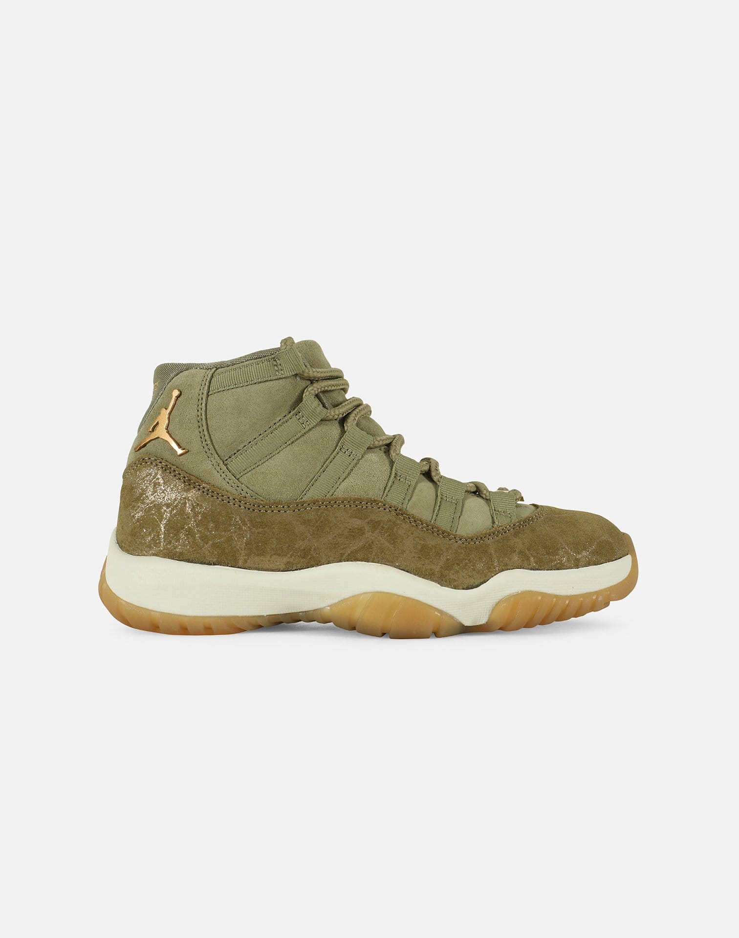 olive green jordans 11