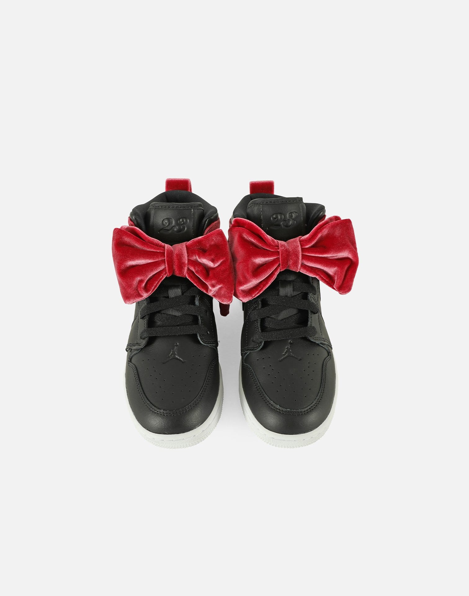 jordans with a bow