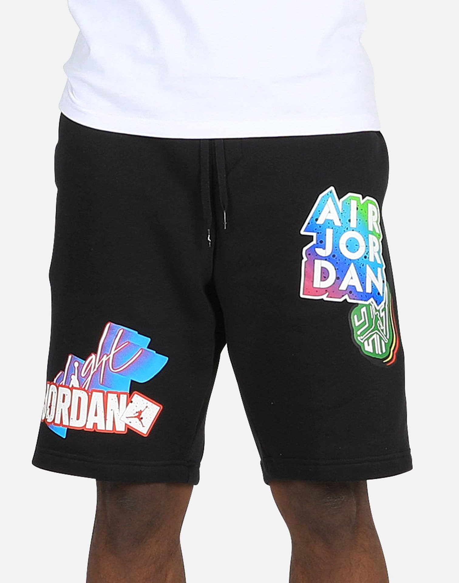 MJ JUMPMAN STICKER FLEECE SHORTS – DTLR