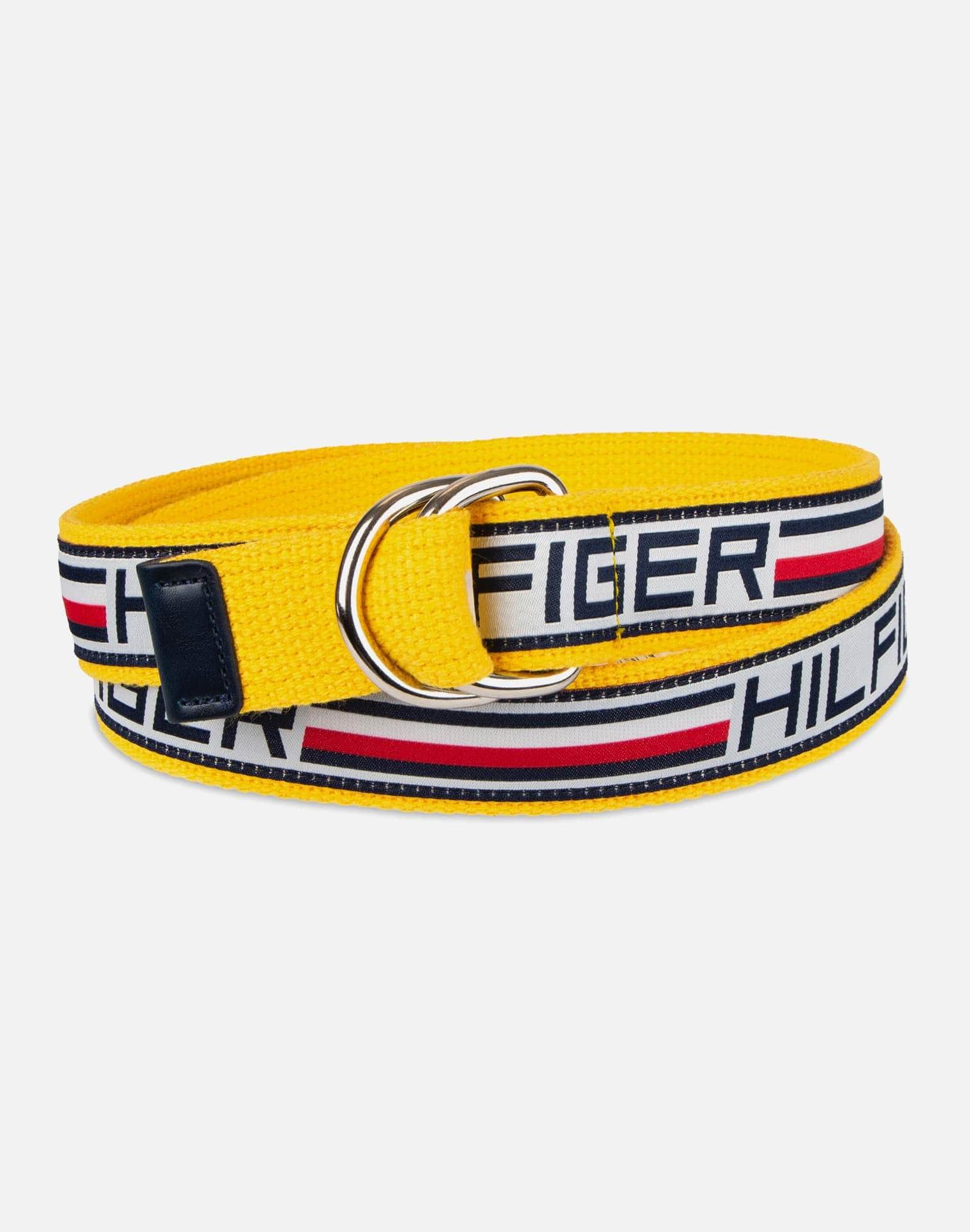 tommy hilfiger yellow belt