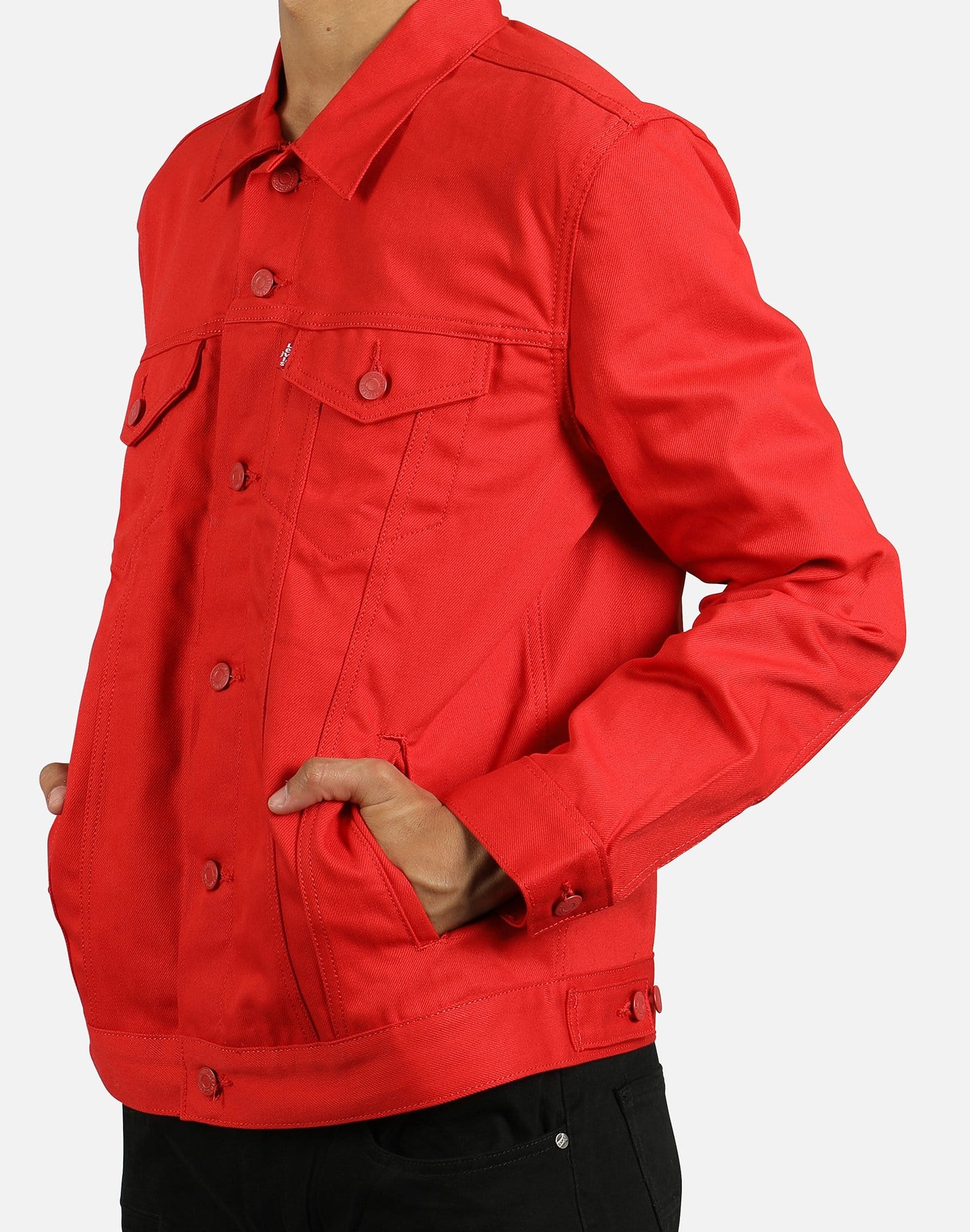 levi's red trucker jacket