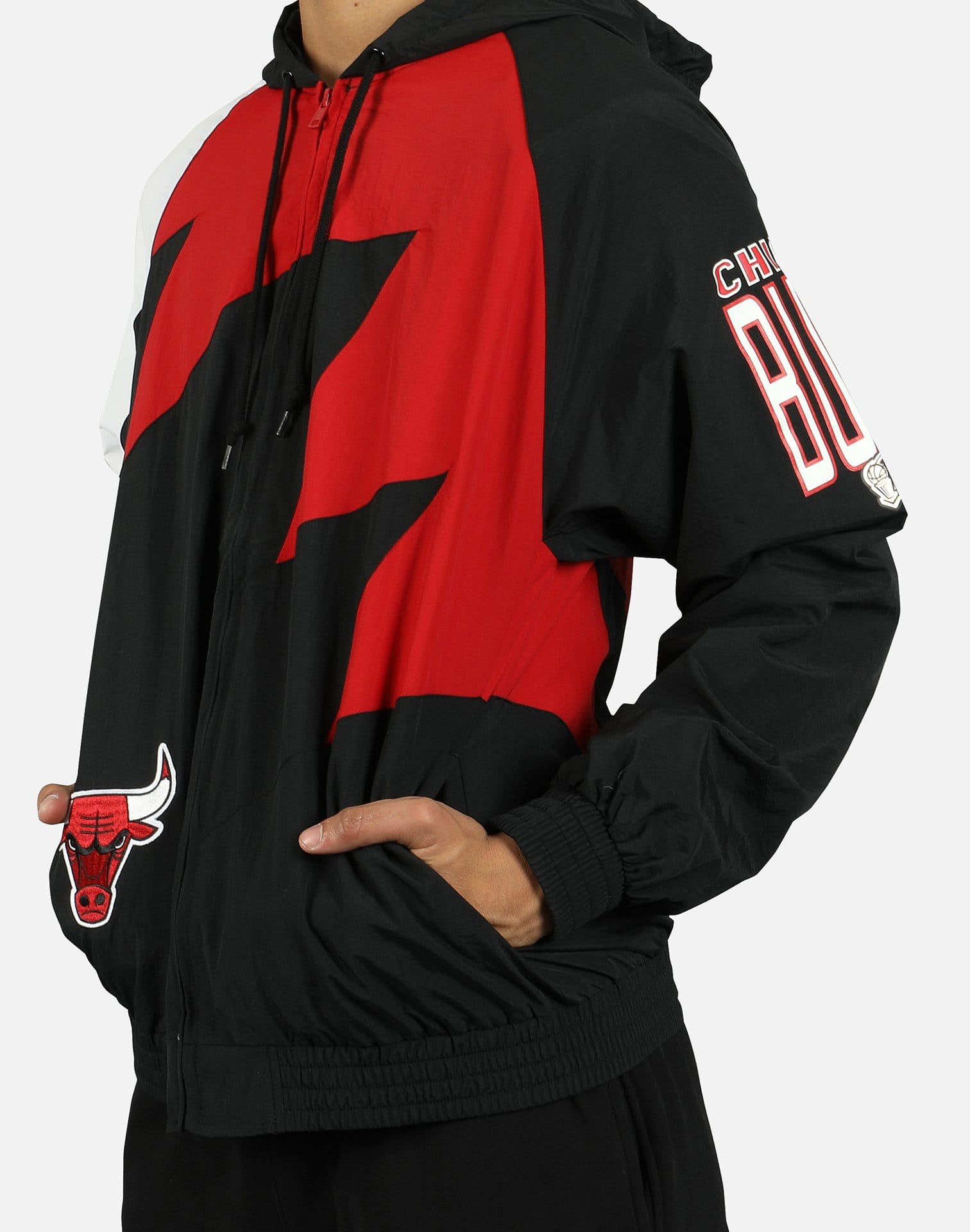 chicago bulls mitchell and ness jacket