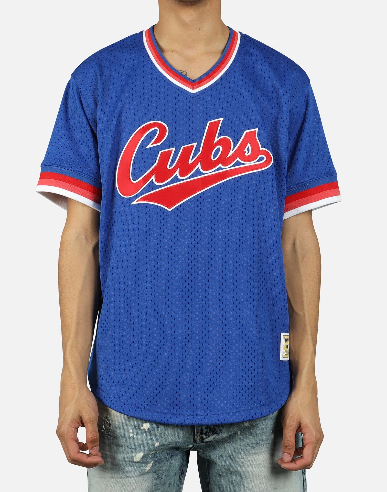 mitchell and ness v neck jersey