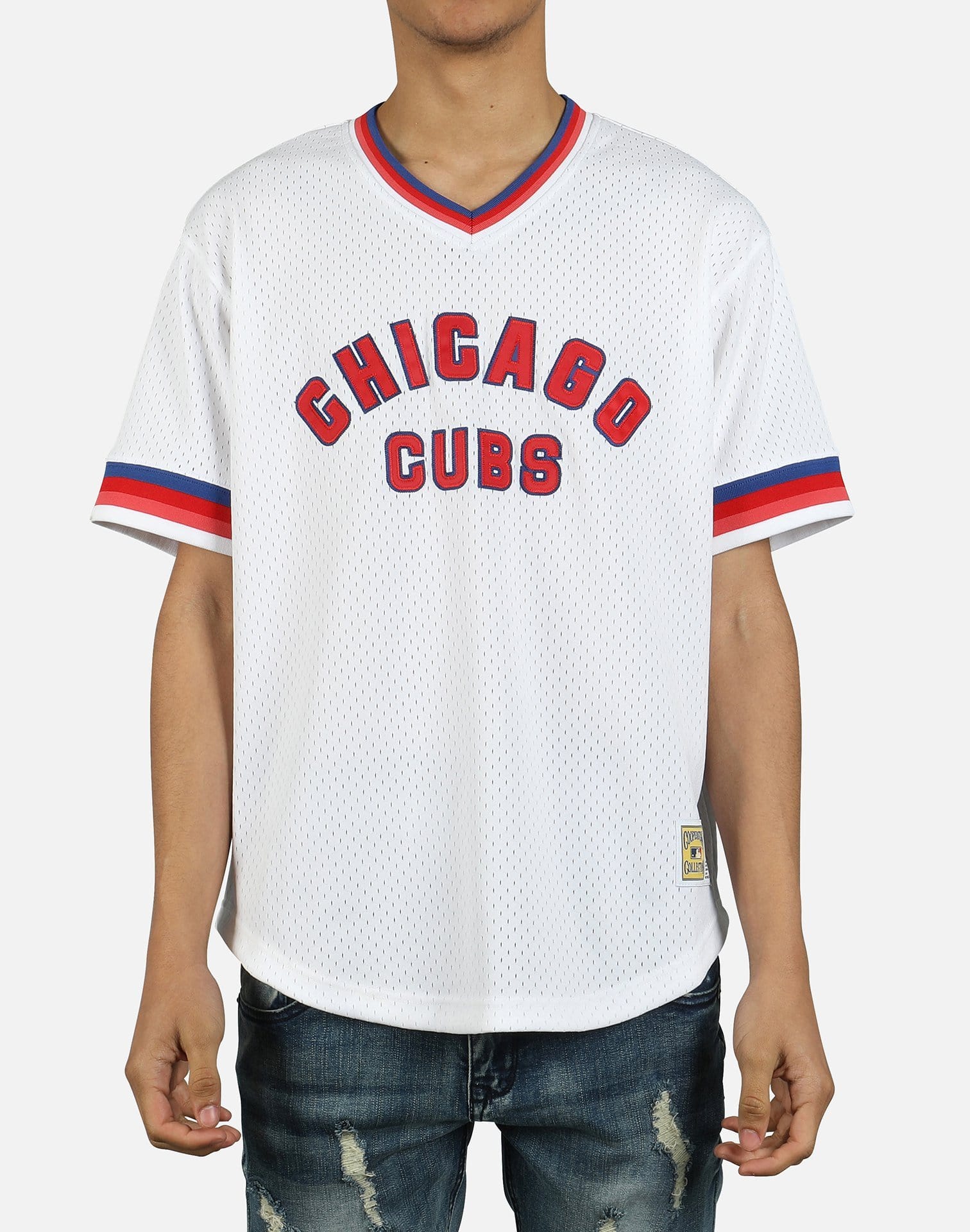 cubs v neck jersey