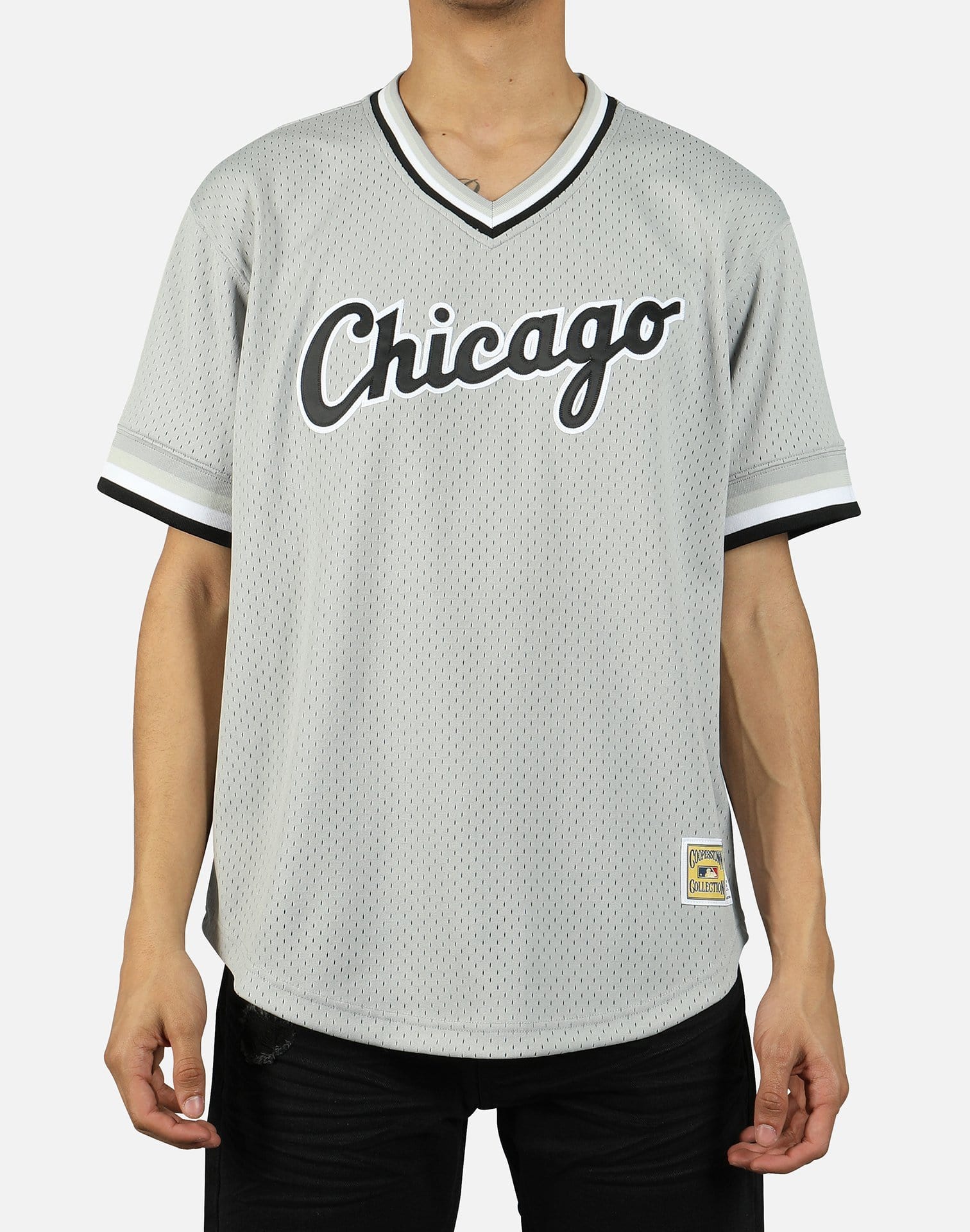 grey white sox jersey