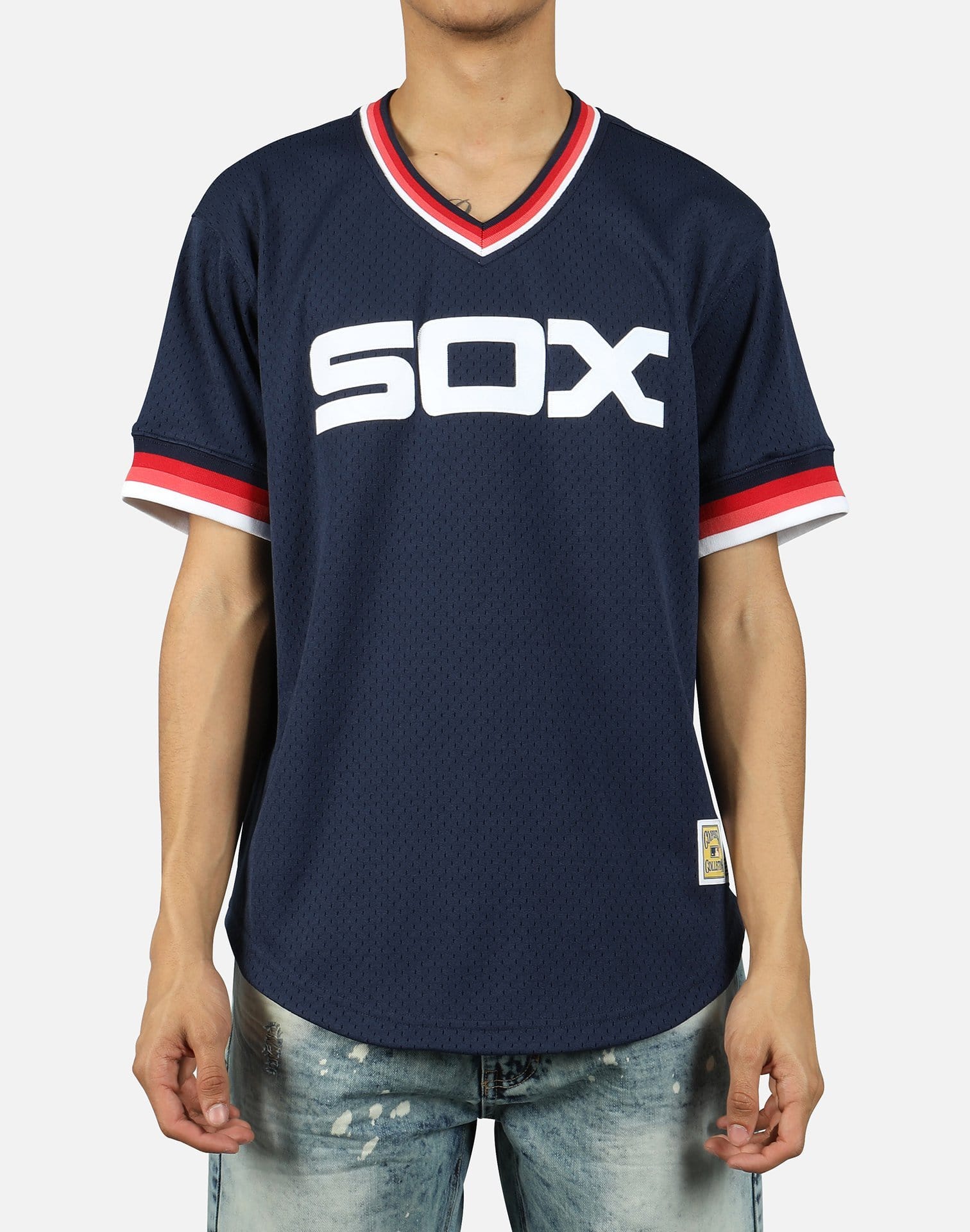 white sox v neck jersey