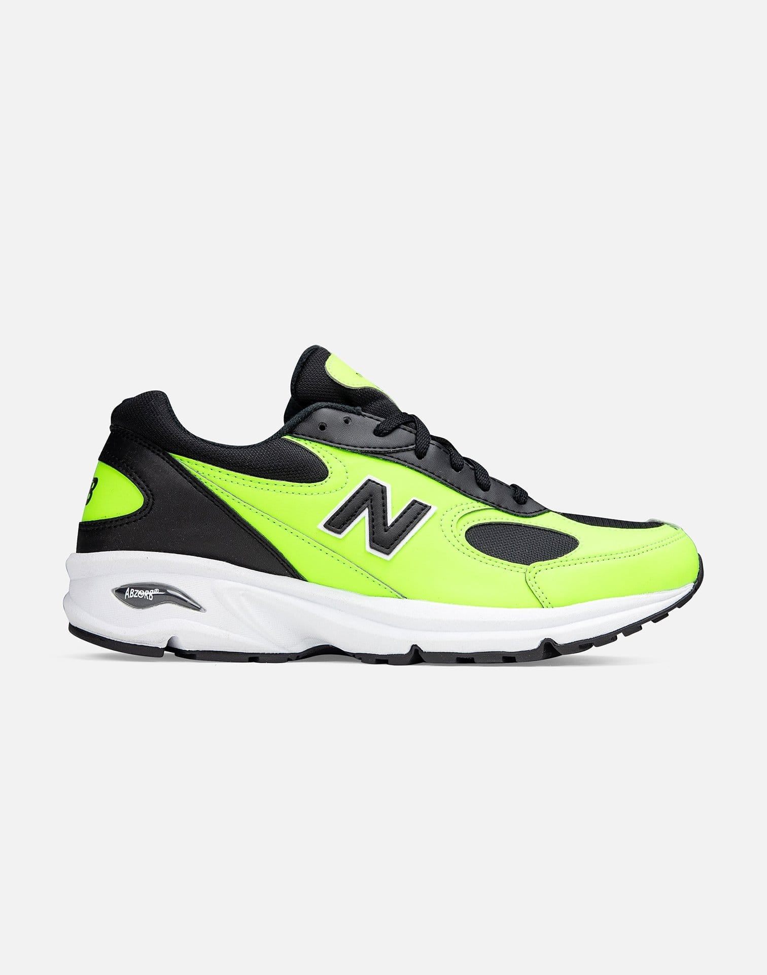 black and lime green new balance