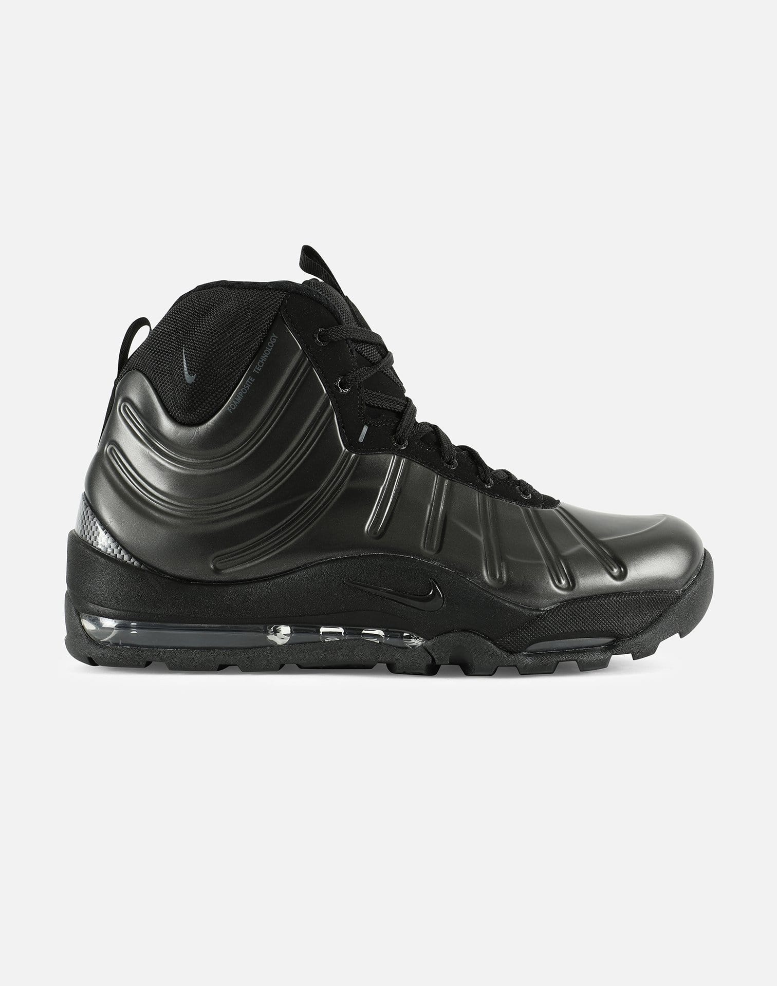 nike air bakin posite triple black