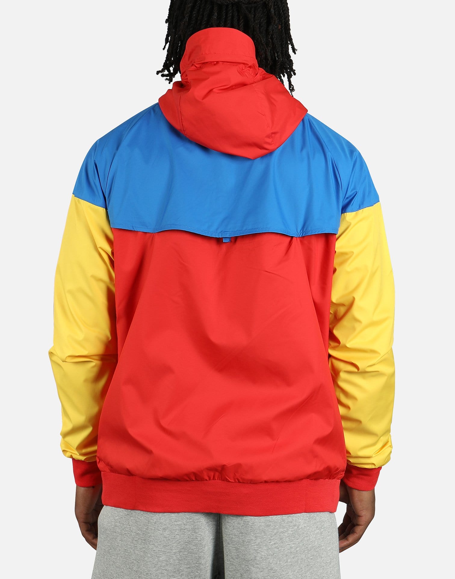 red yellow blue nike windbreaker