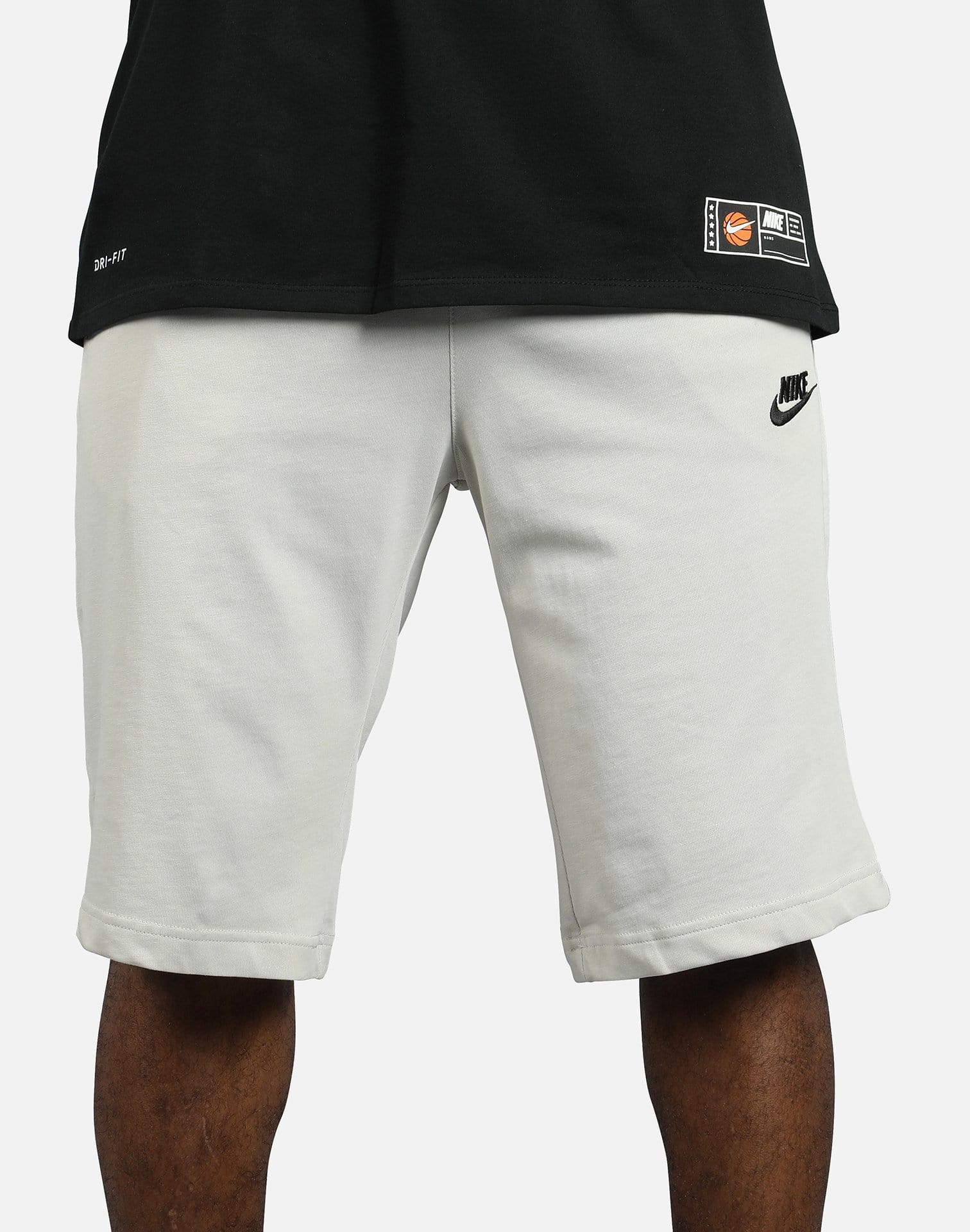 nike men's sportswear club jersey fleece graphic shorts 10 in