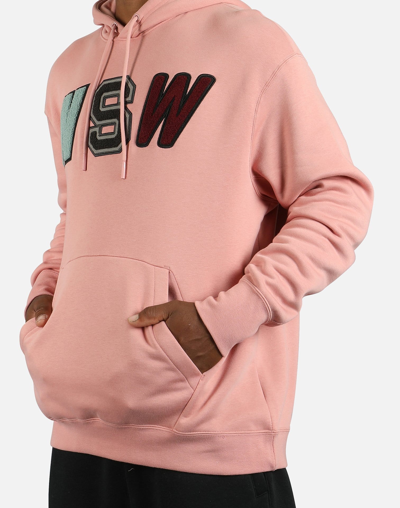 nike nsw hoodie pink