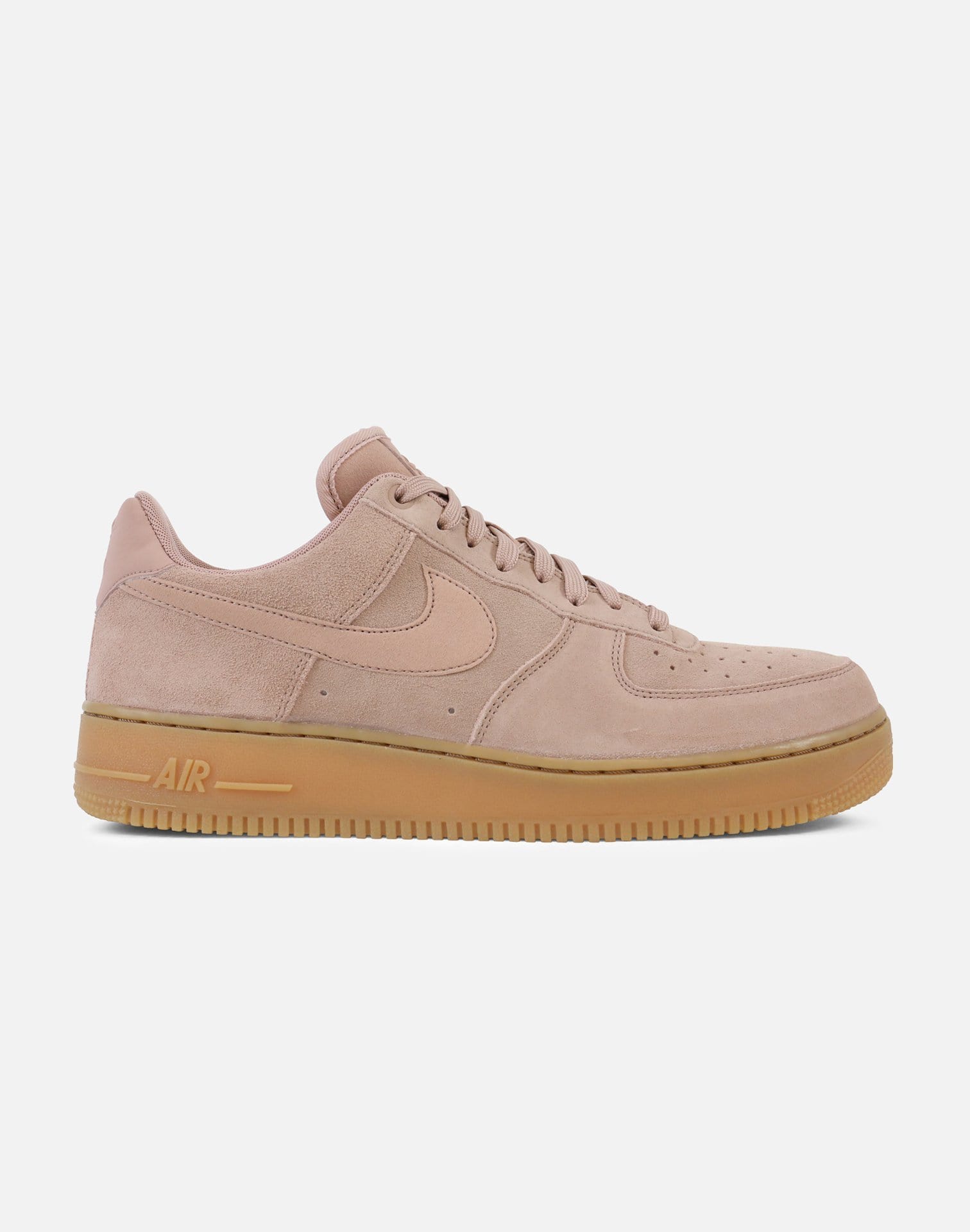 nike air force one pink suede