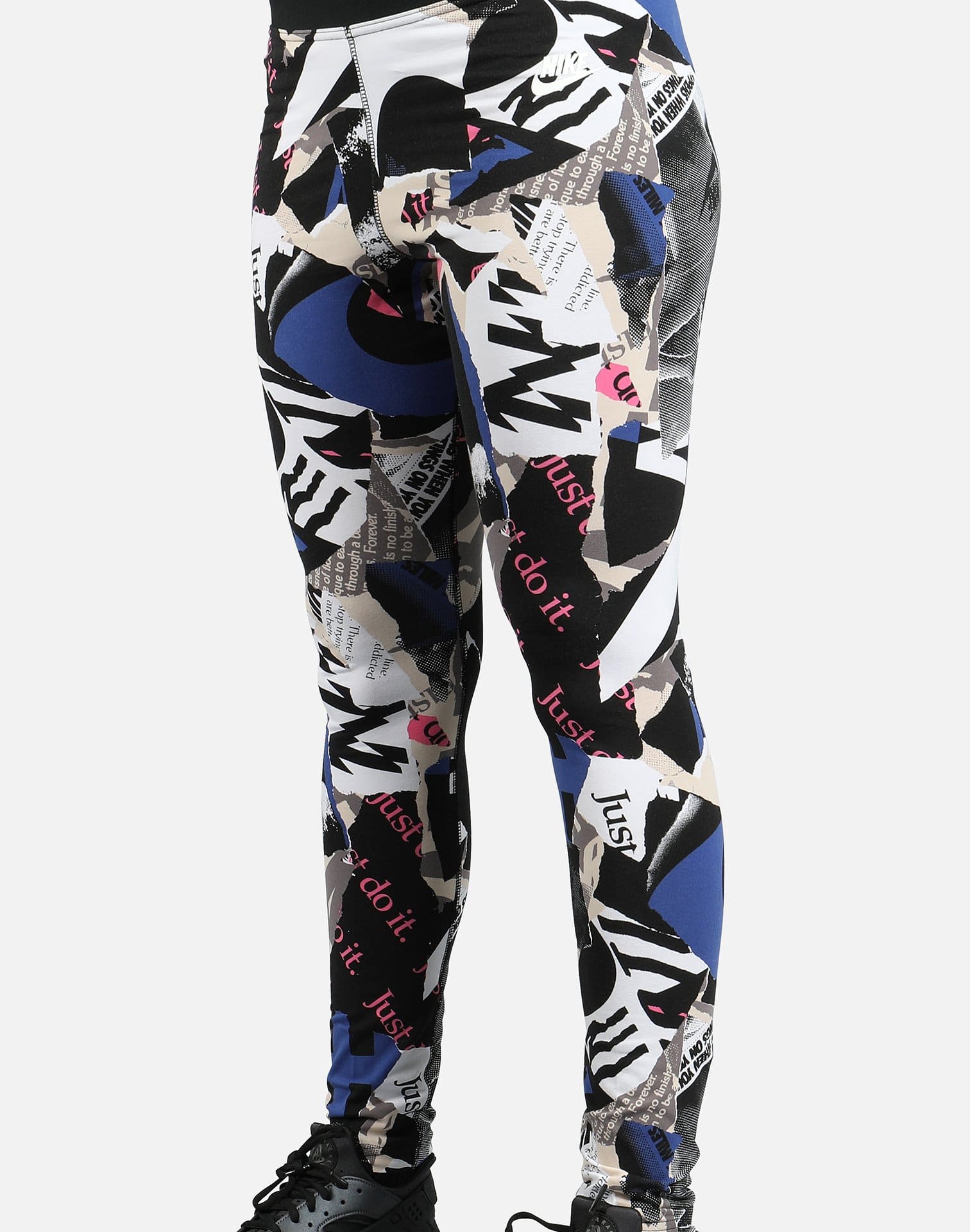 nike newspaper leggings