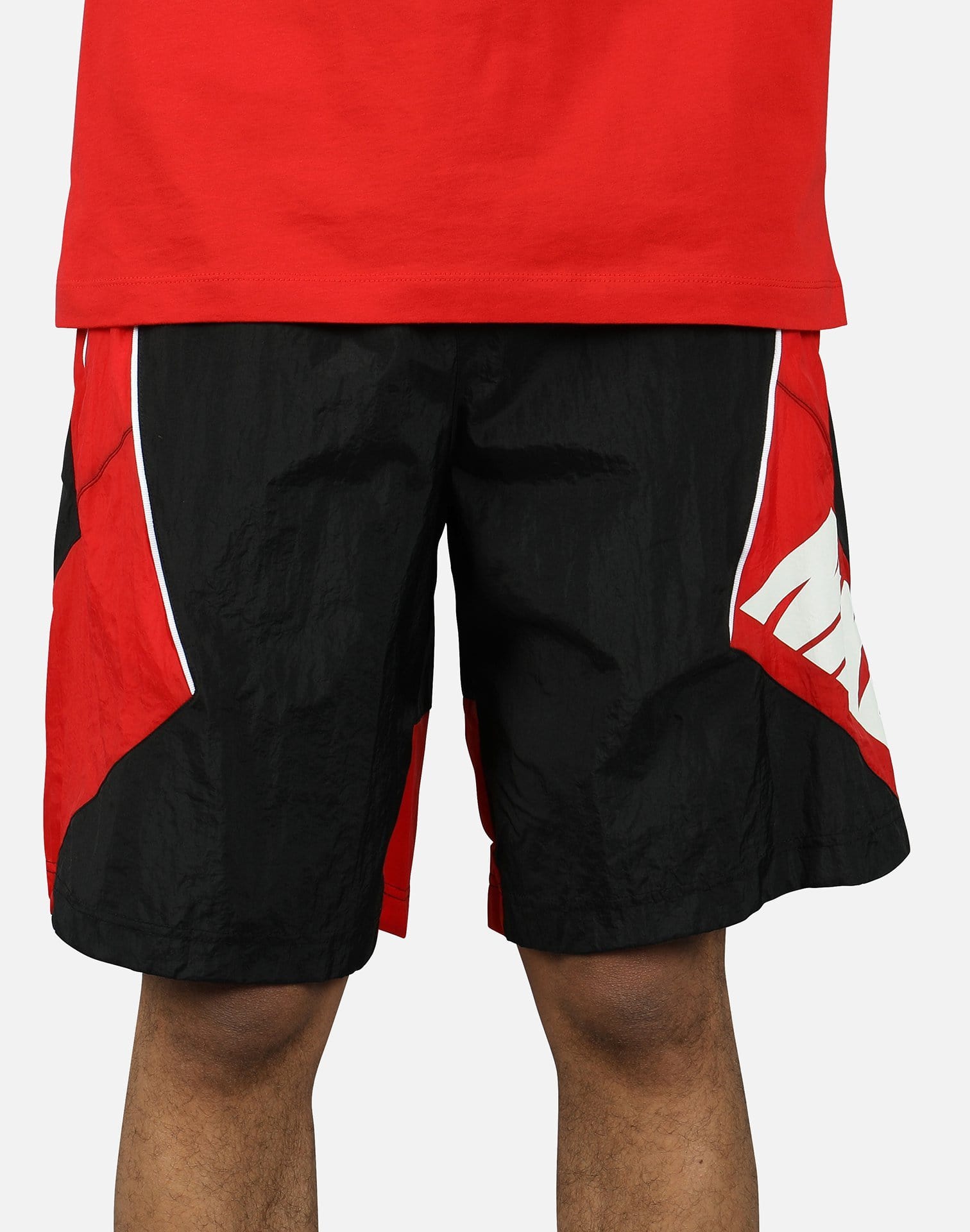 nike throwback shorts red