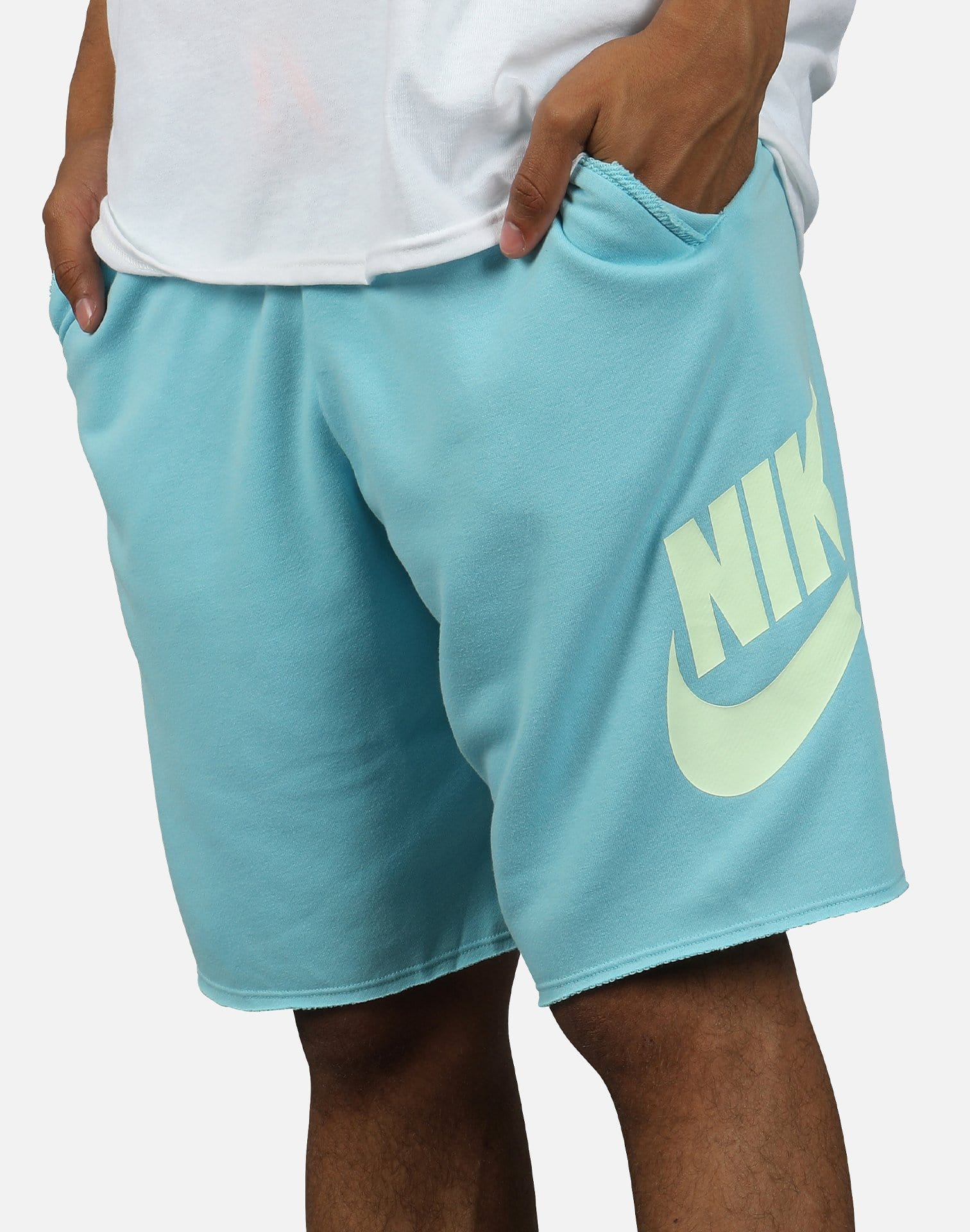 nike shorts teal