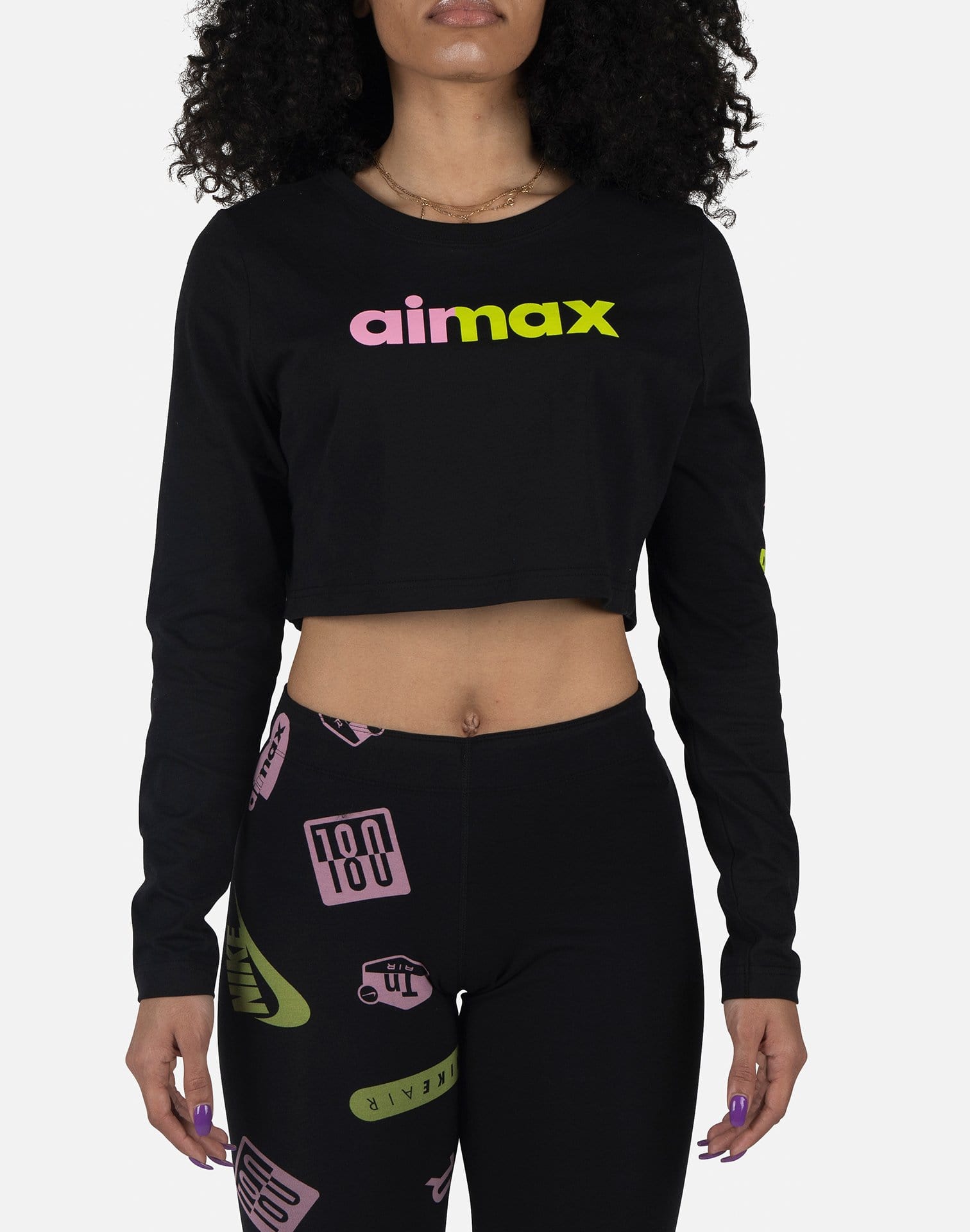 nike air max crop top