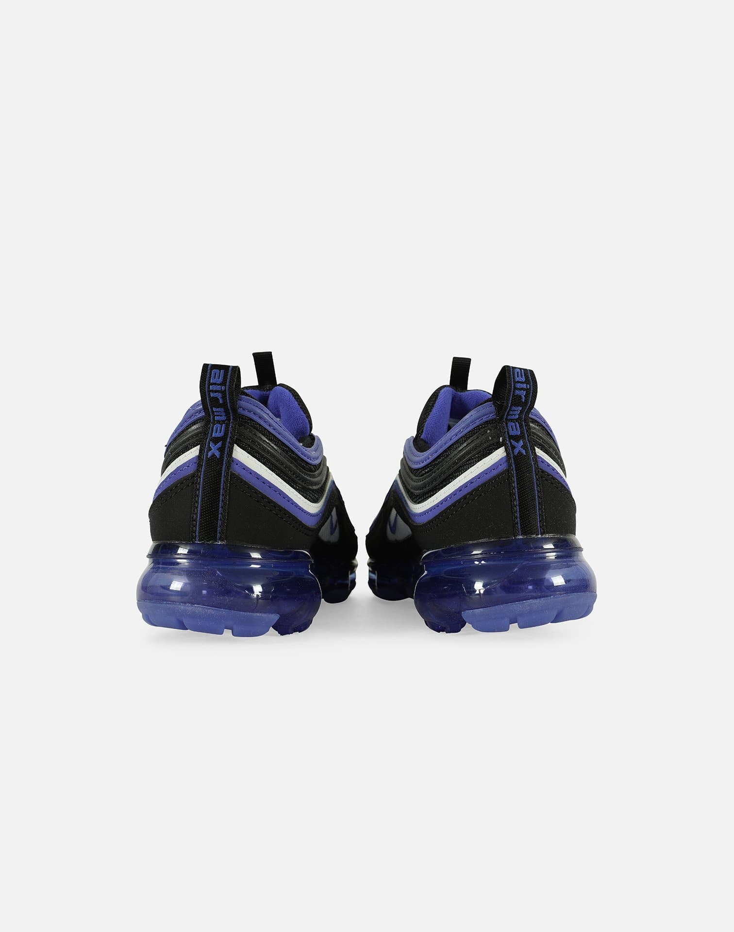 air vapormax 97 black/persian violet grade school kids' shoe