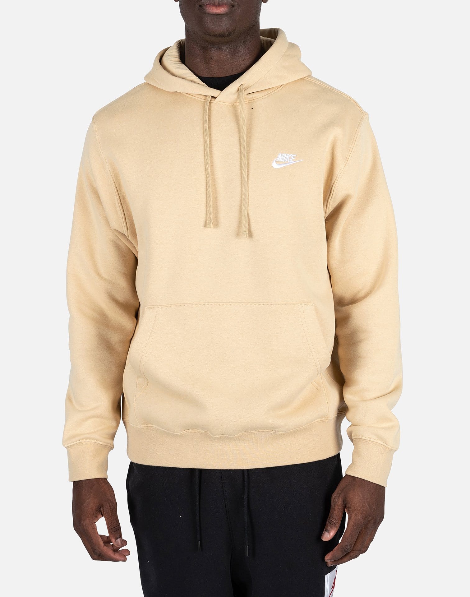 nike tan fleece hoodie