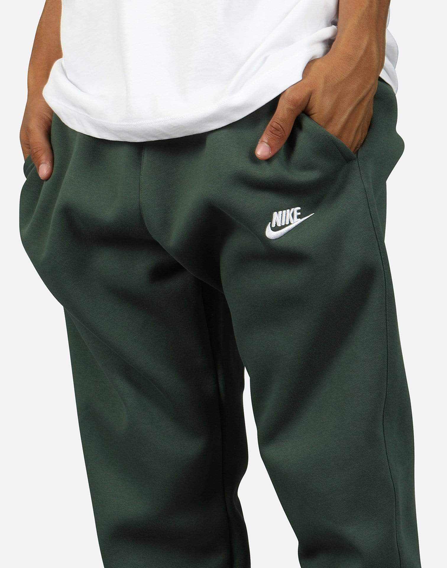 nike green jogger pants