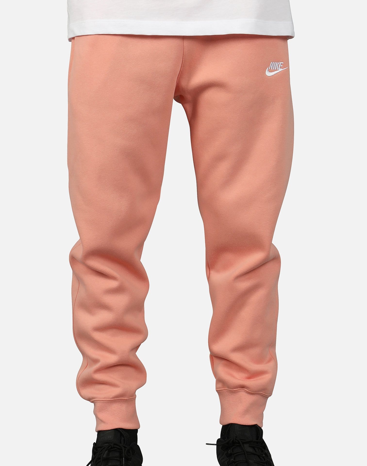 peach nike jogging suit