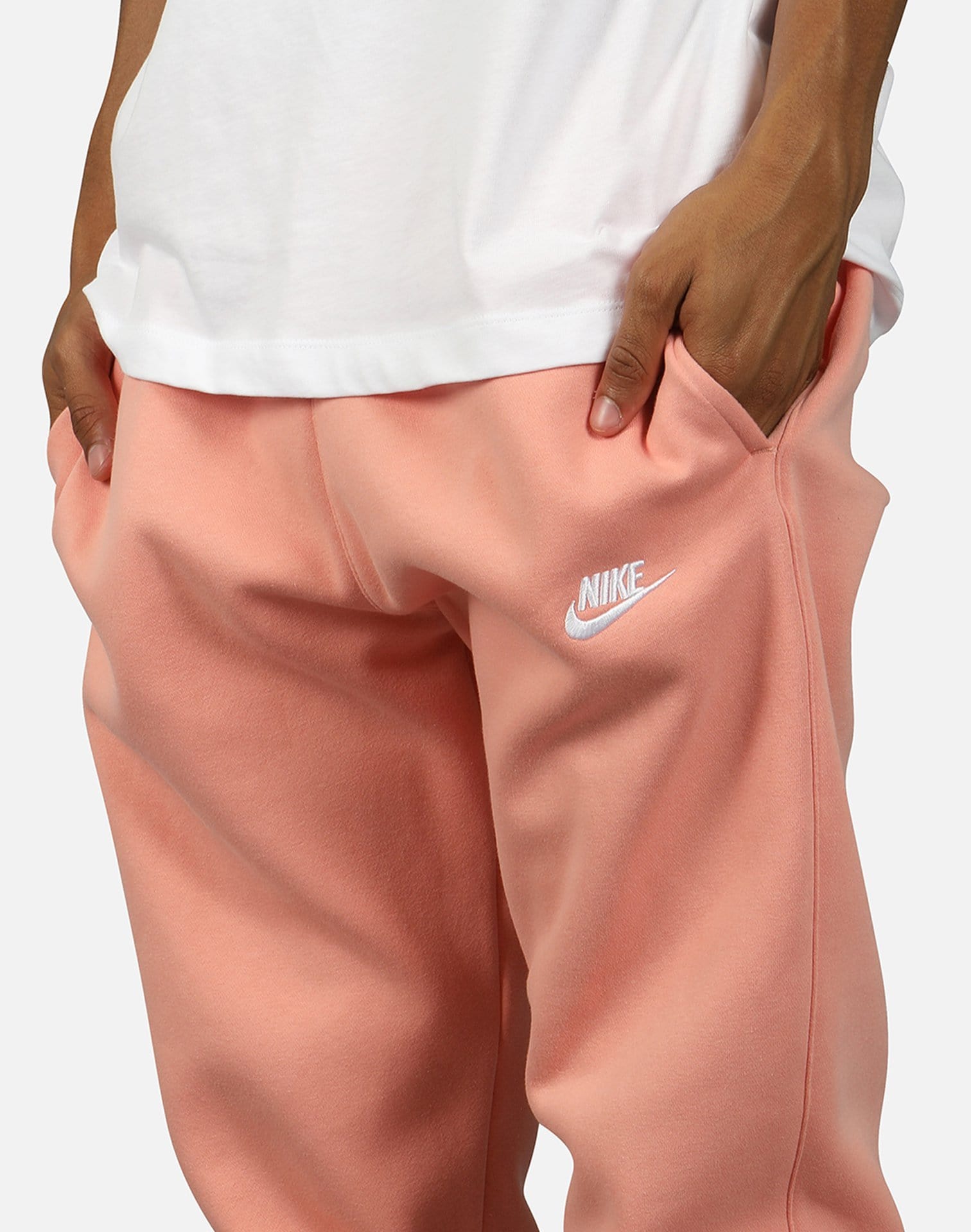 peach nike sweatpants