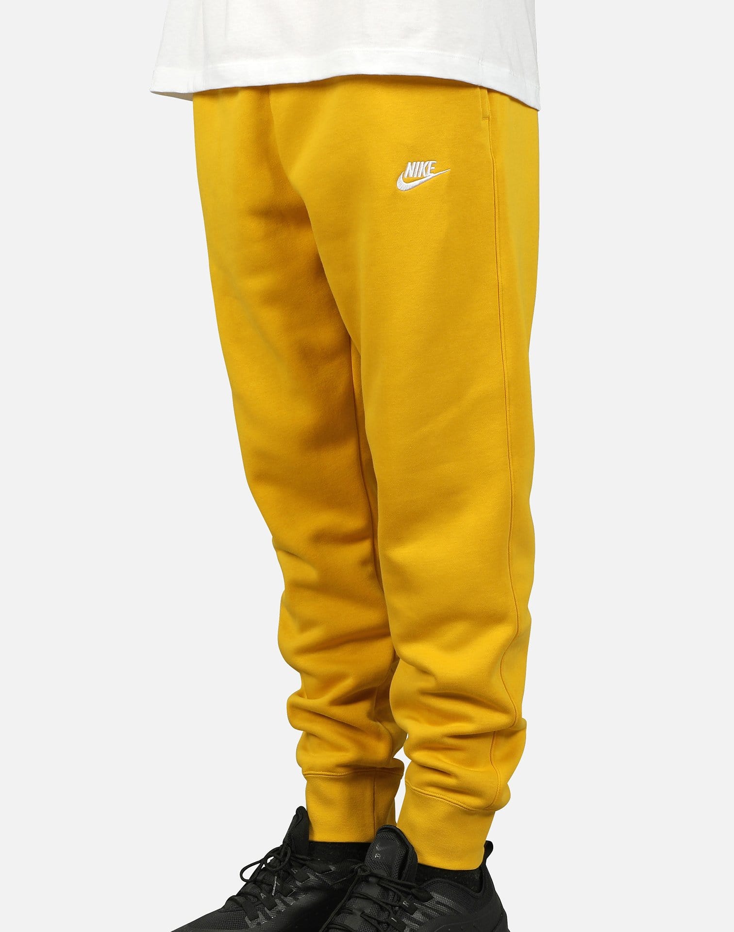 nike club jogger yellow