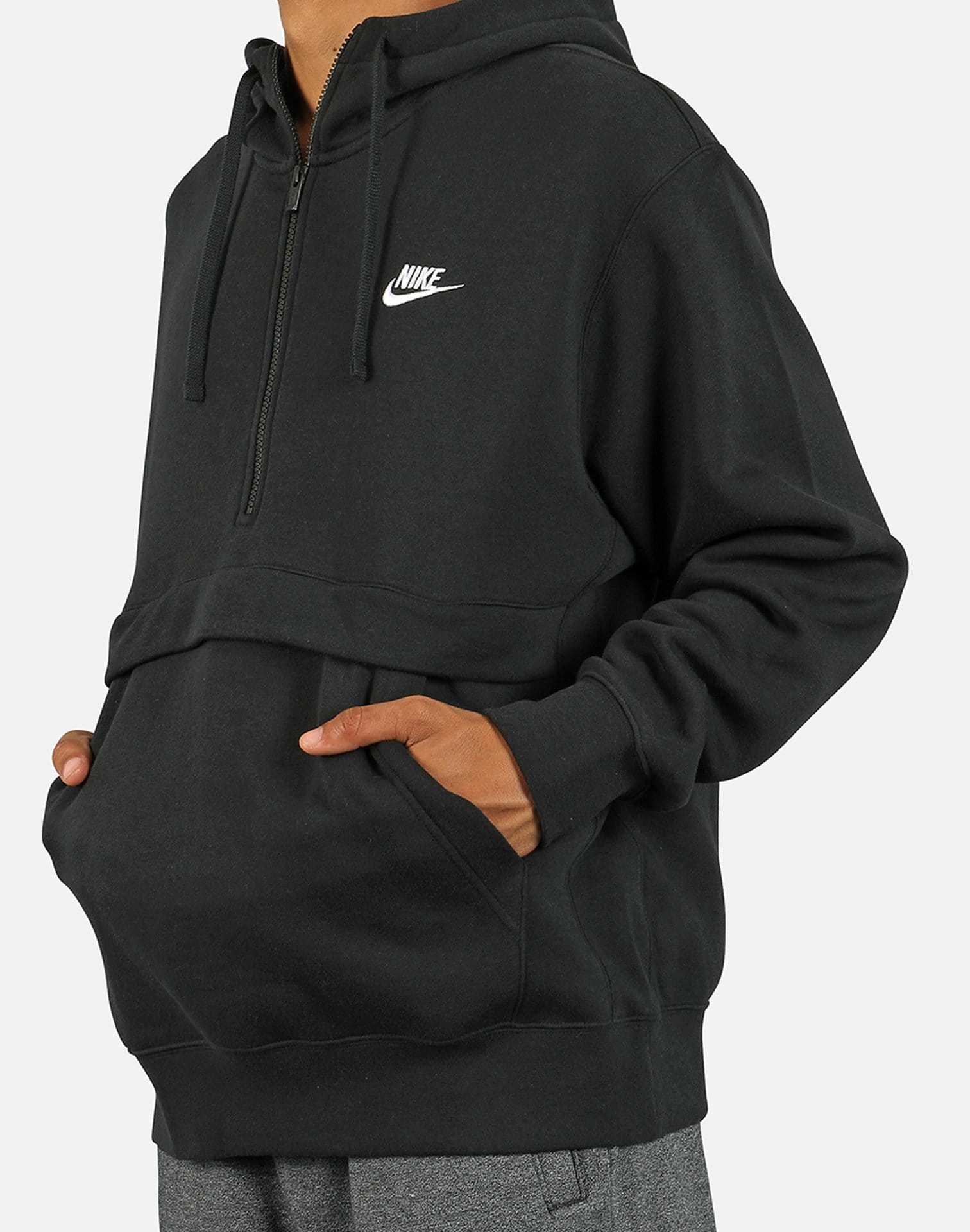 nike men's half zip fleece