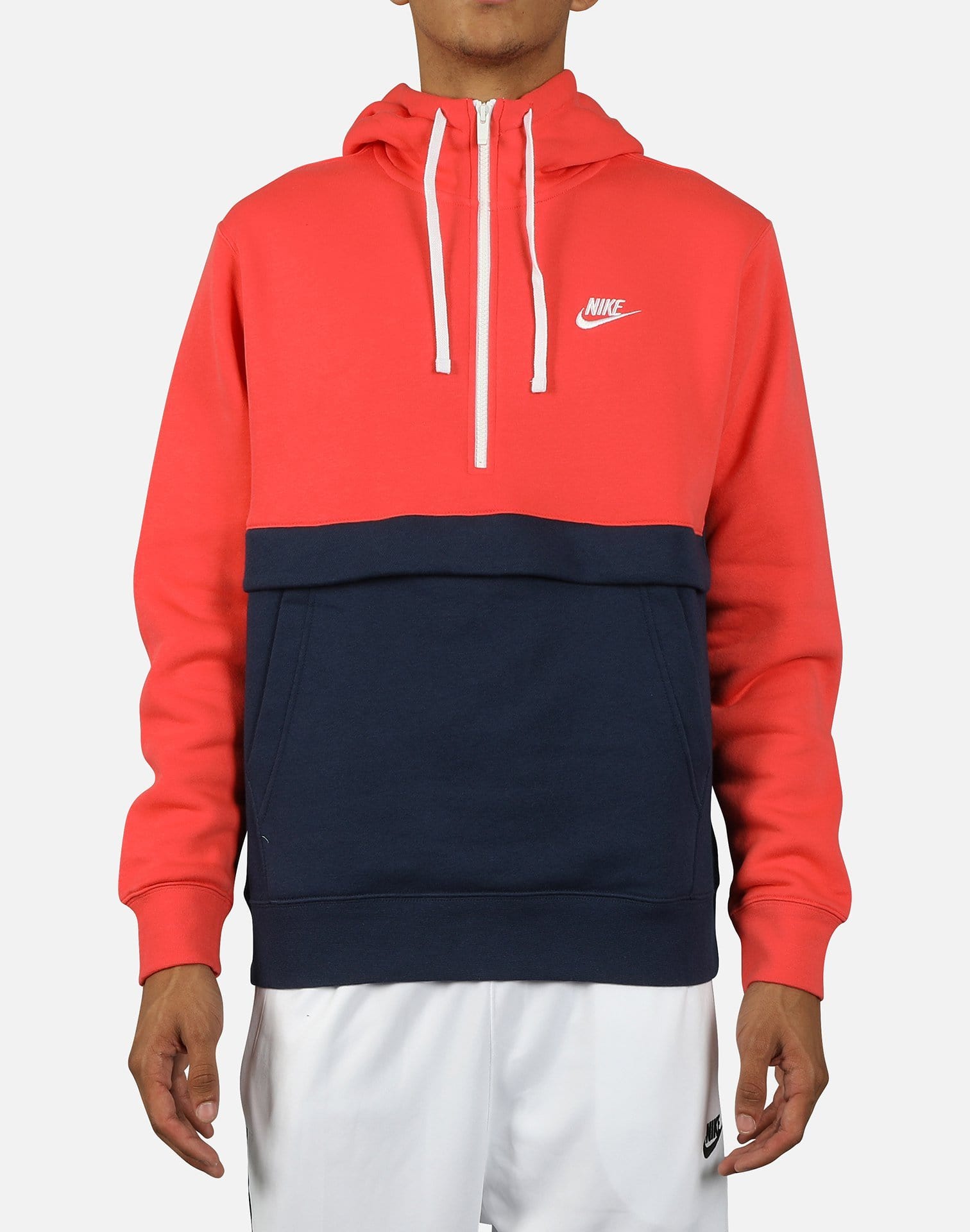 nike men's half zip fleece