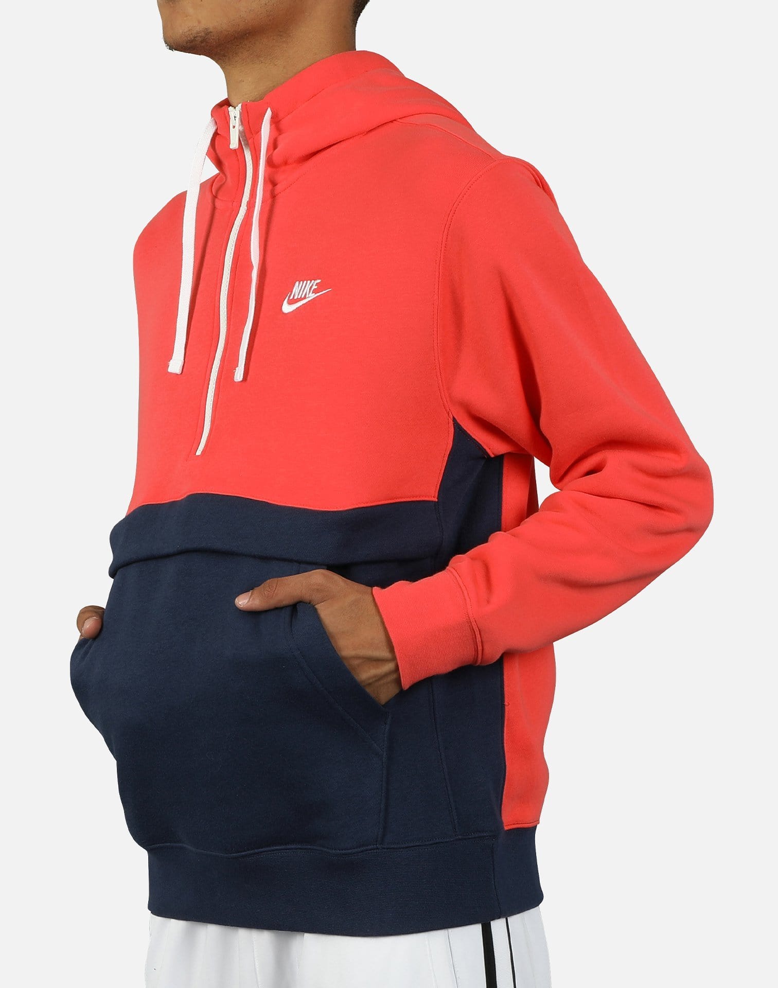 nike club half zip hoodie