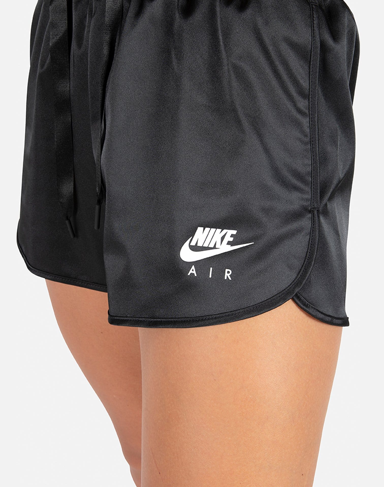 nike air satin shorts womens