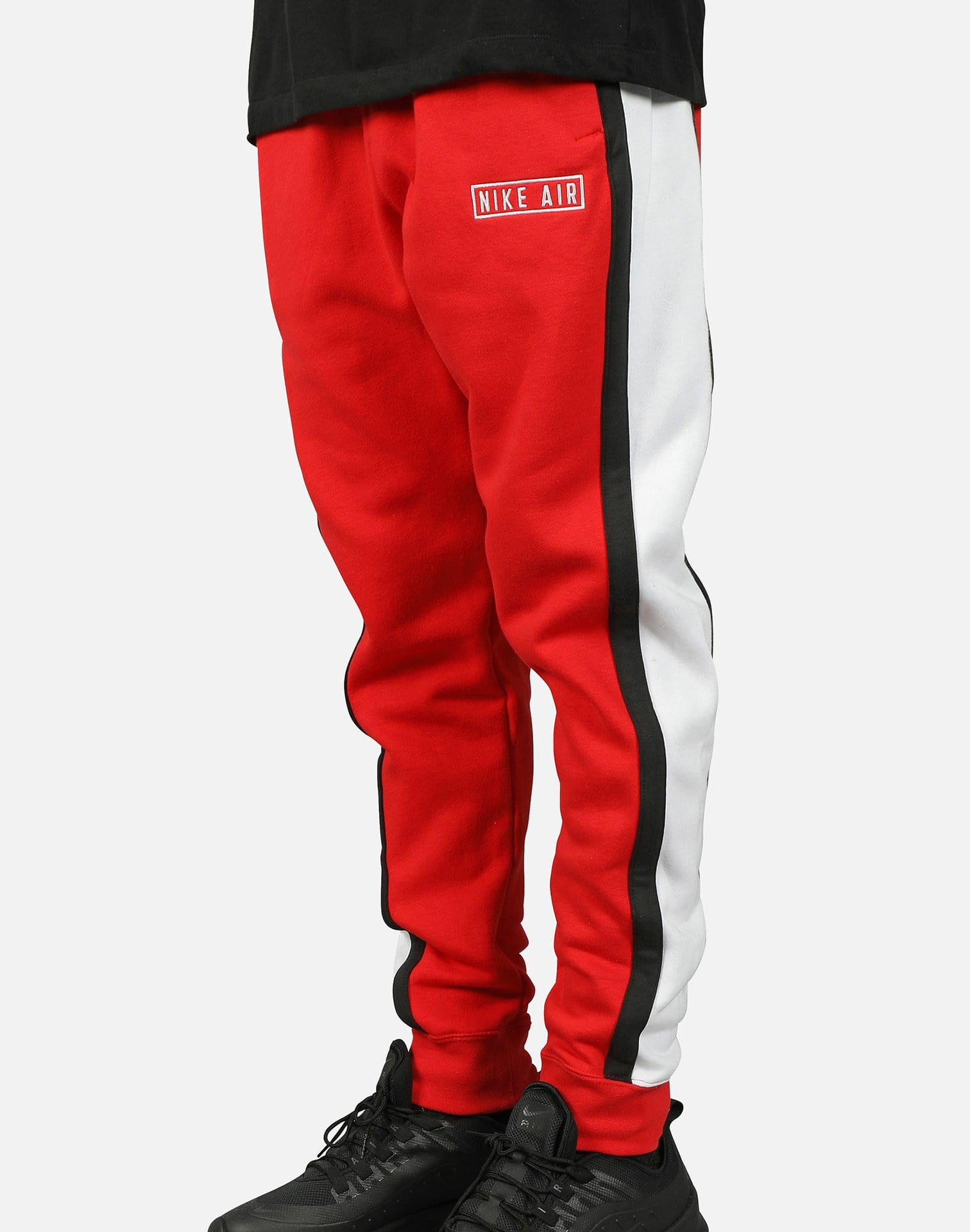 nike air fleece pants red