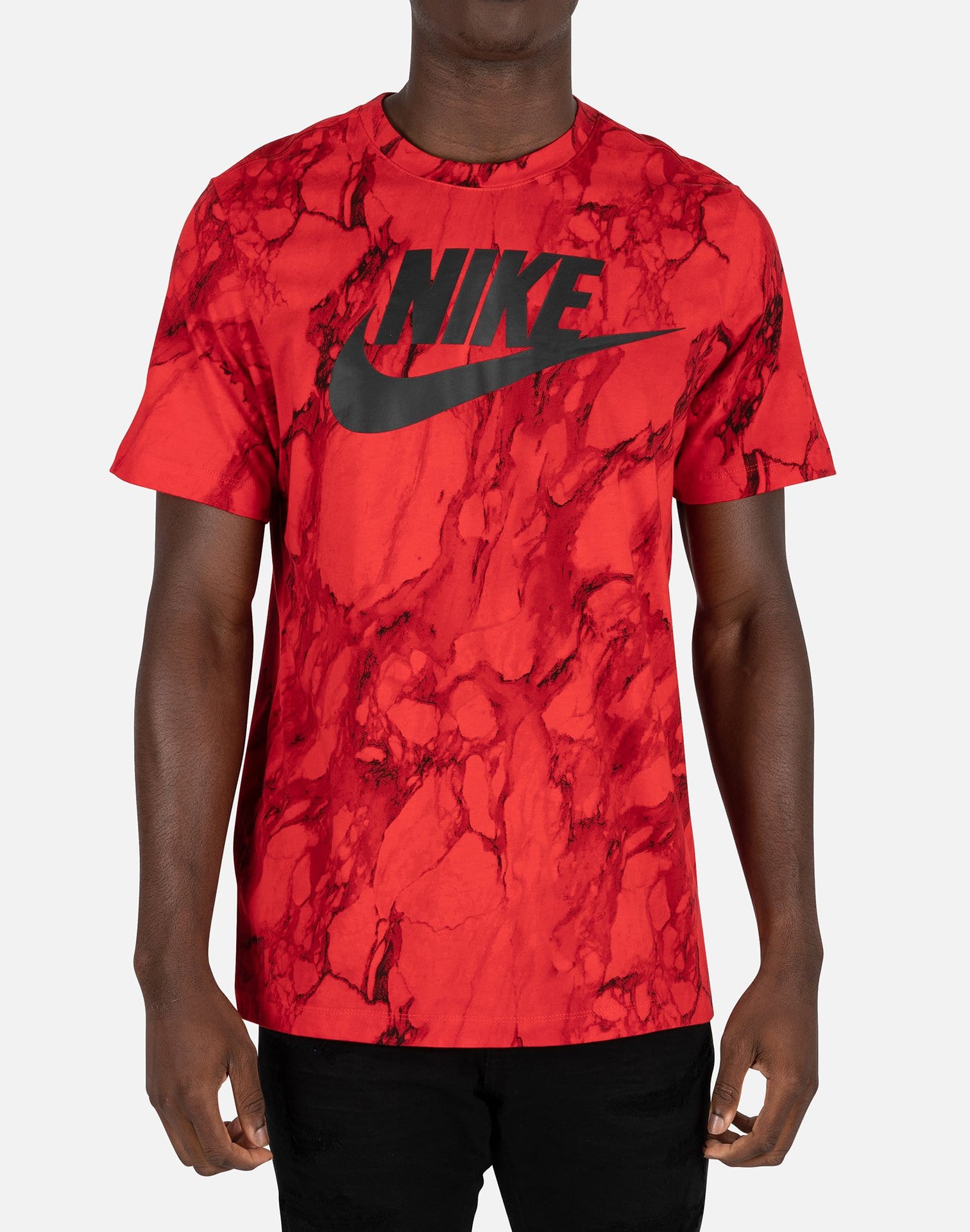 nike men's basketball marble tee