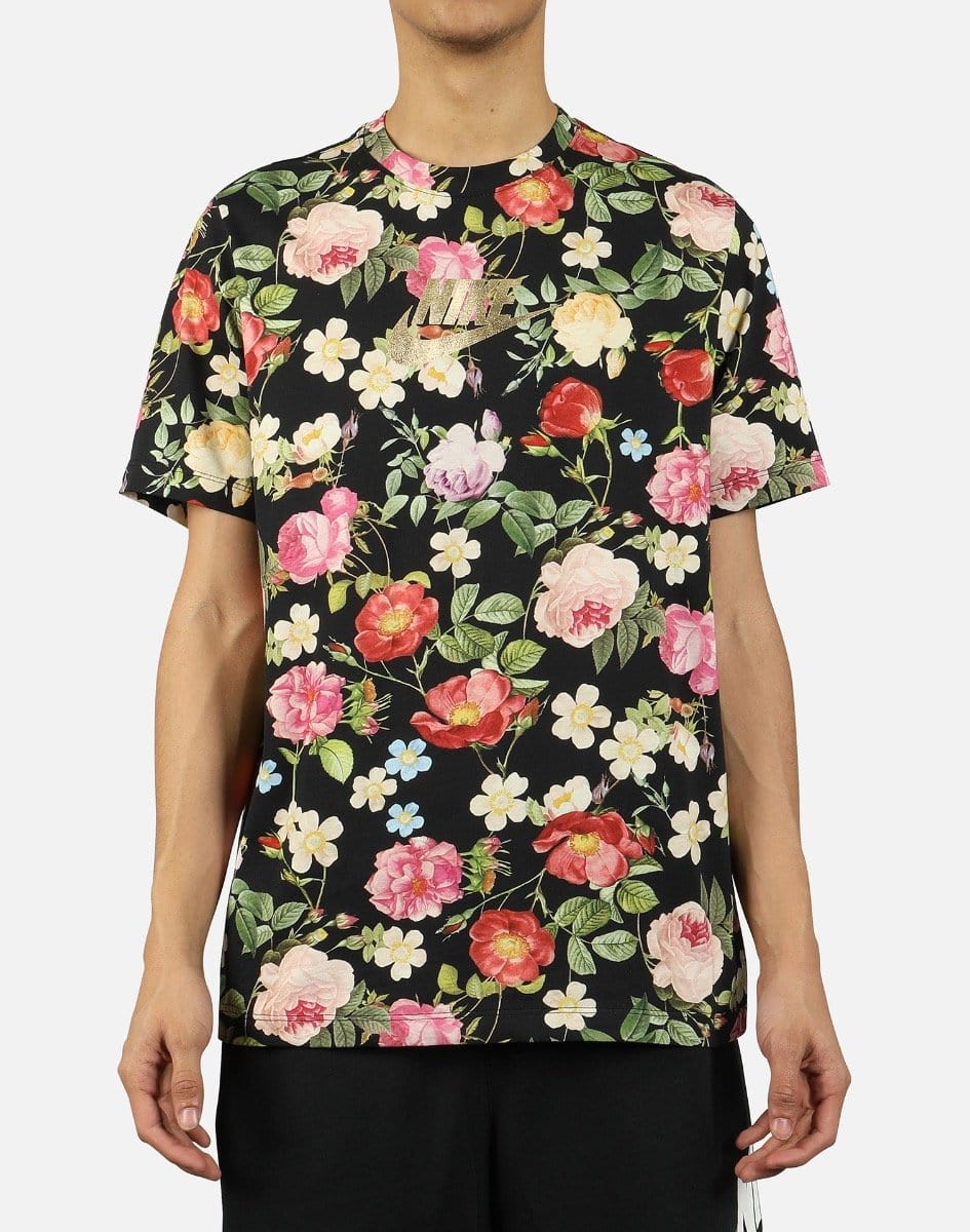 nike floral foamposite shirt