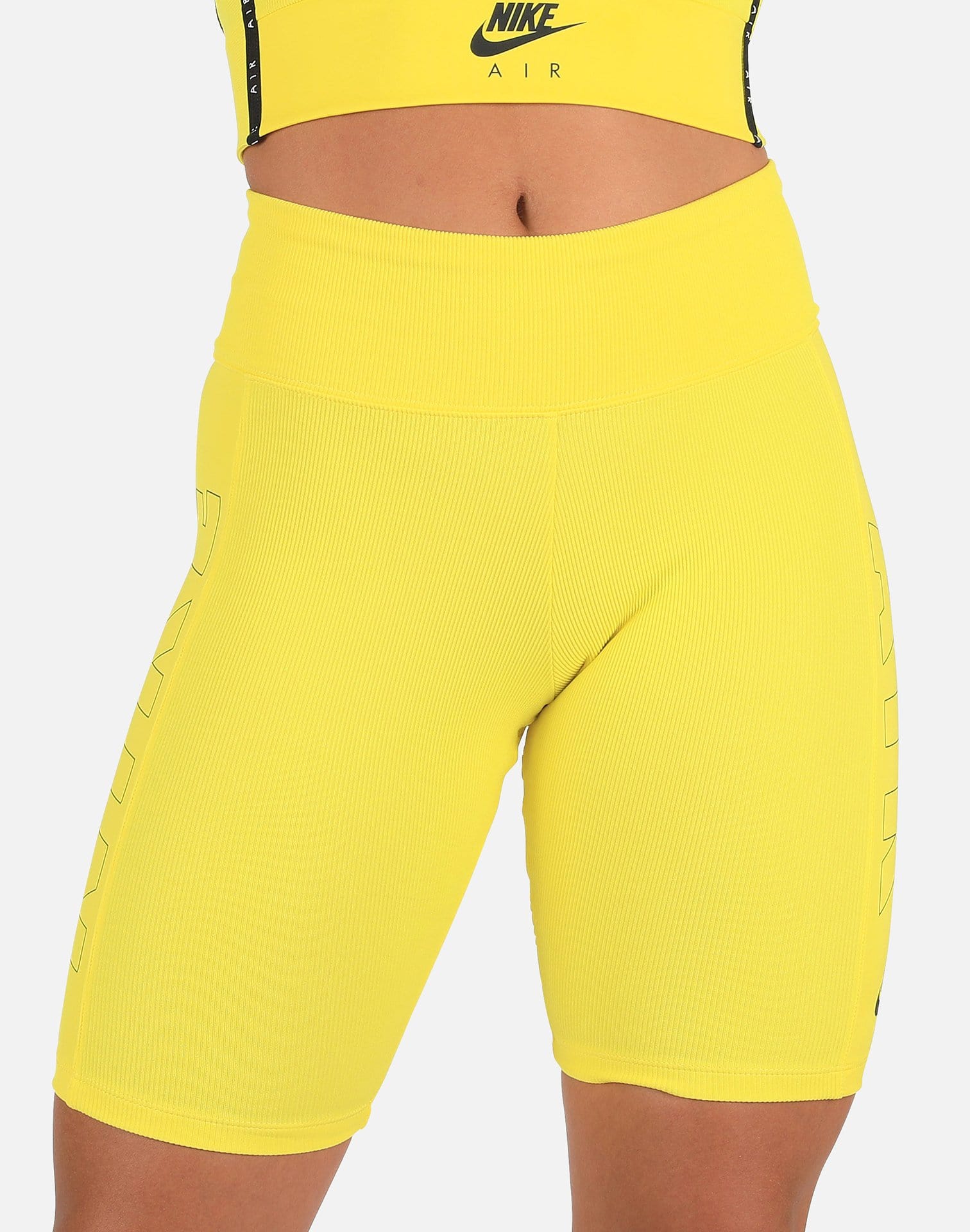 yellow nike bike shorts