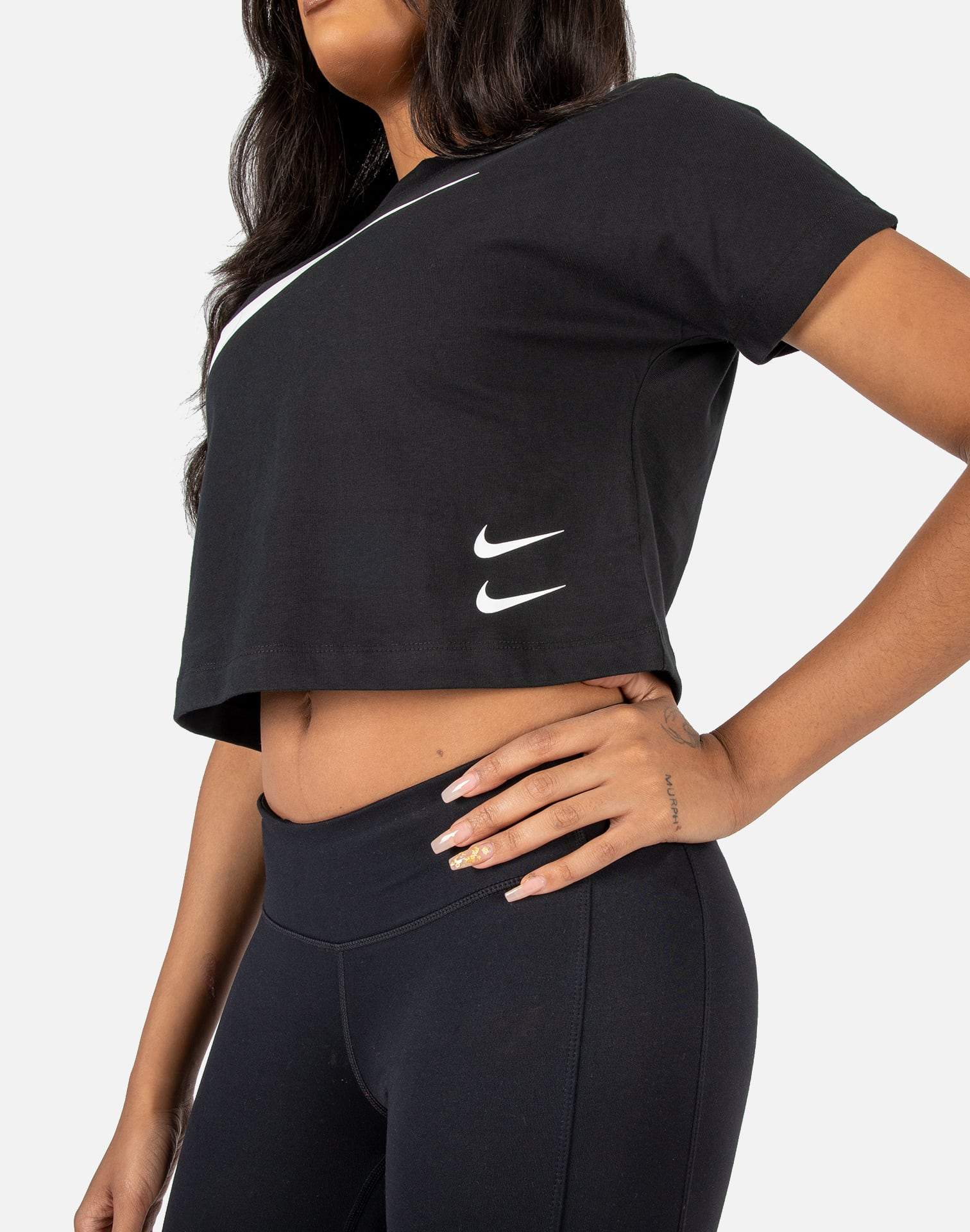 nike double swoosh top