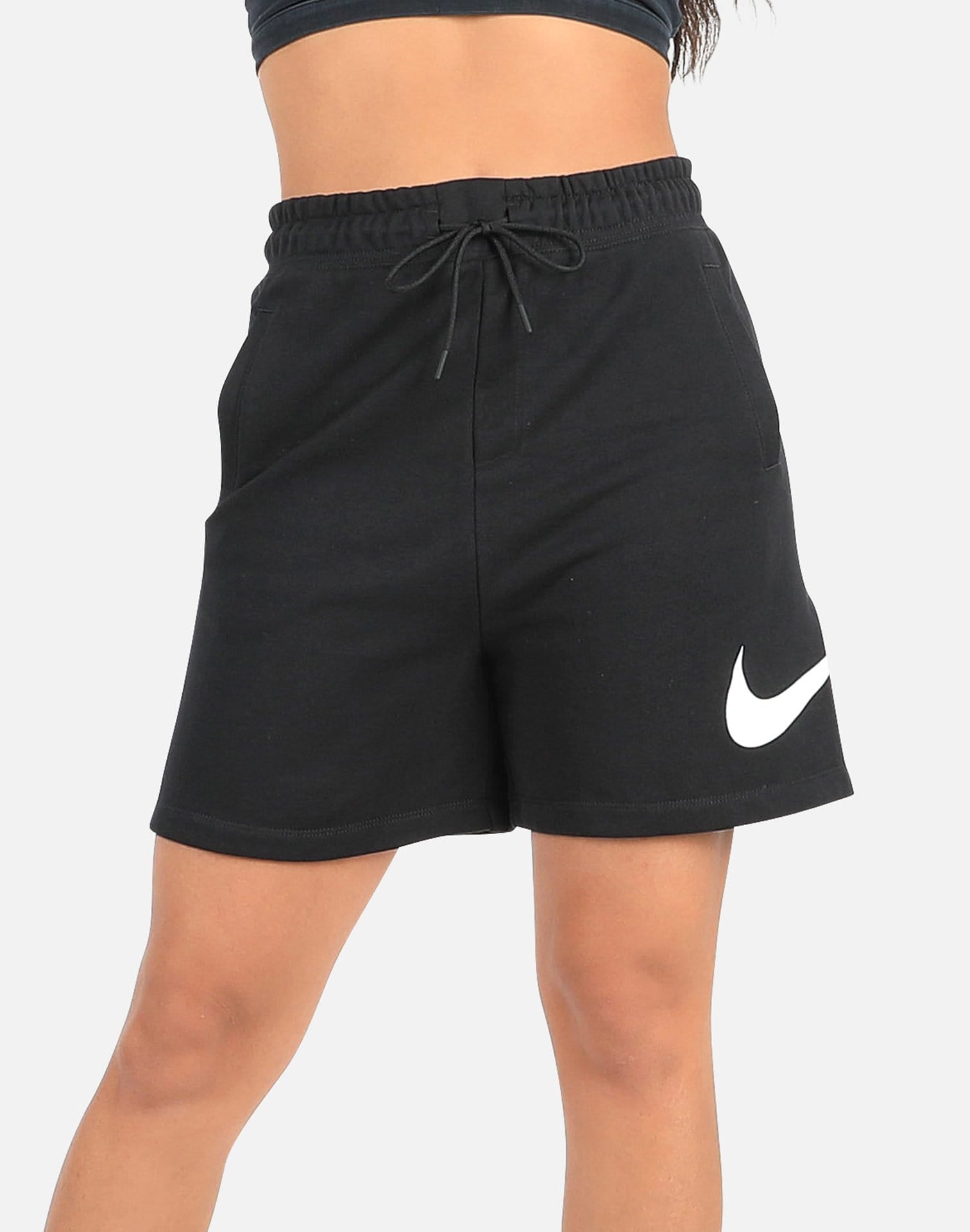 women's nike swoosh french terry shorts