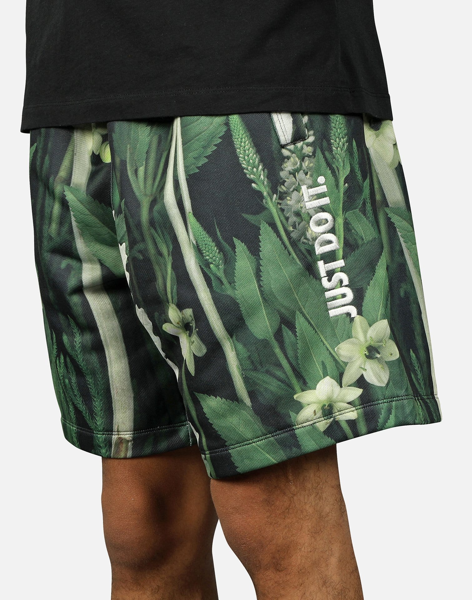 nike jdi floral shorts