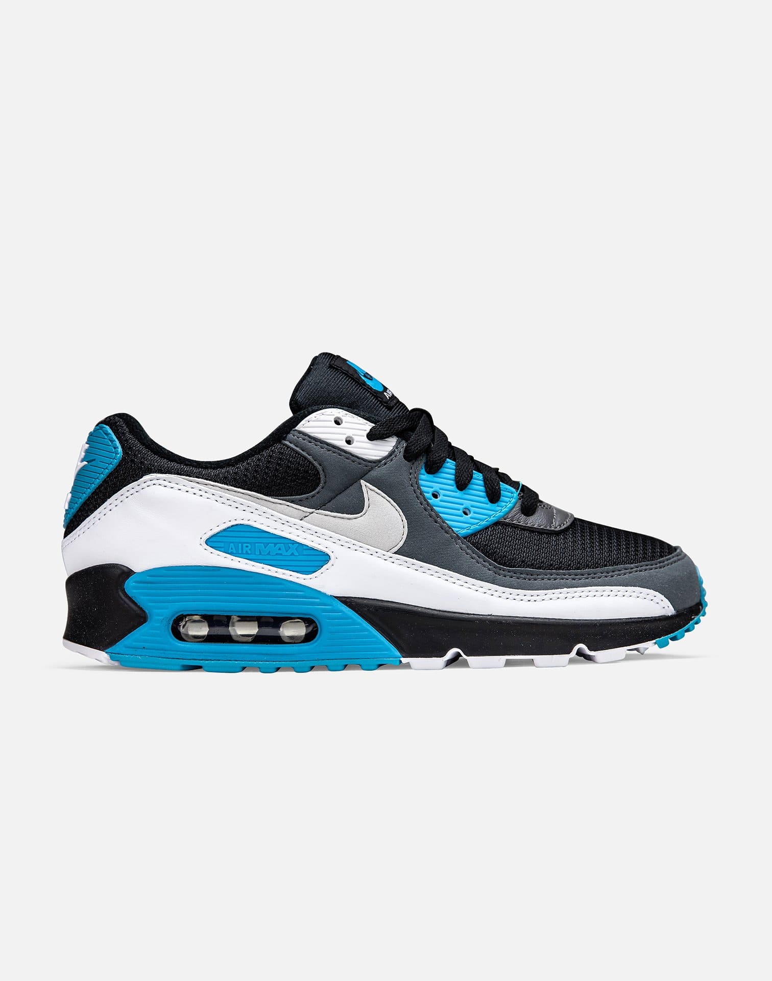 nike air max 90 blue and grey