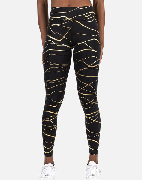 nike sport distort colorblock leggings